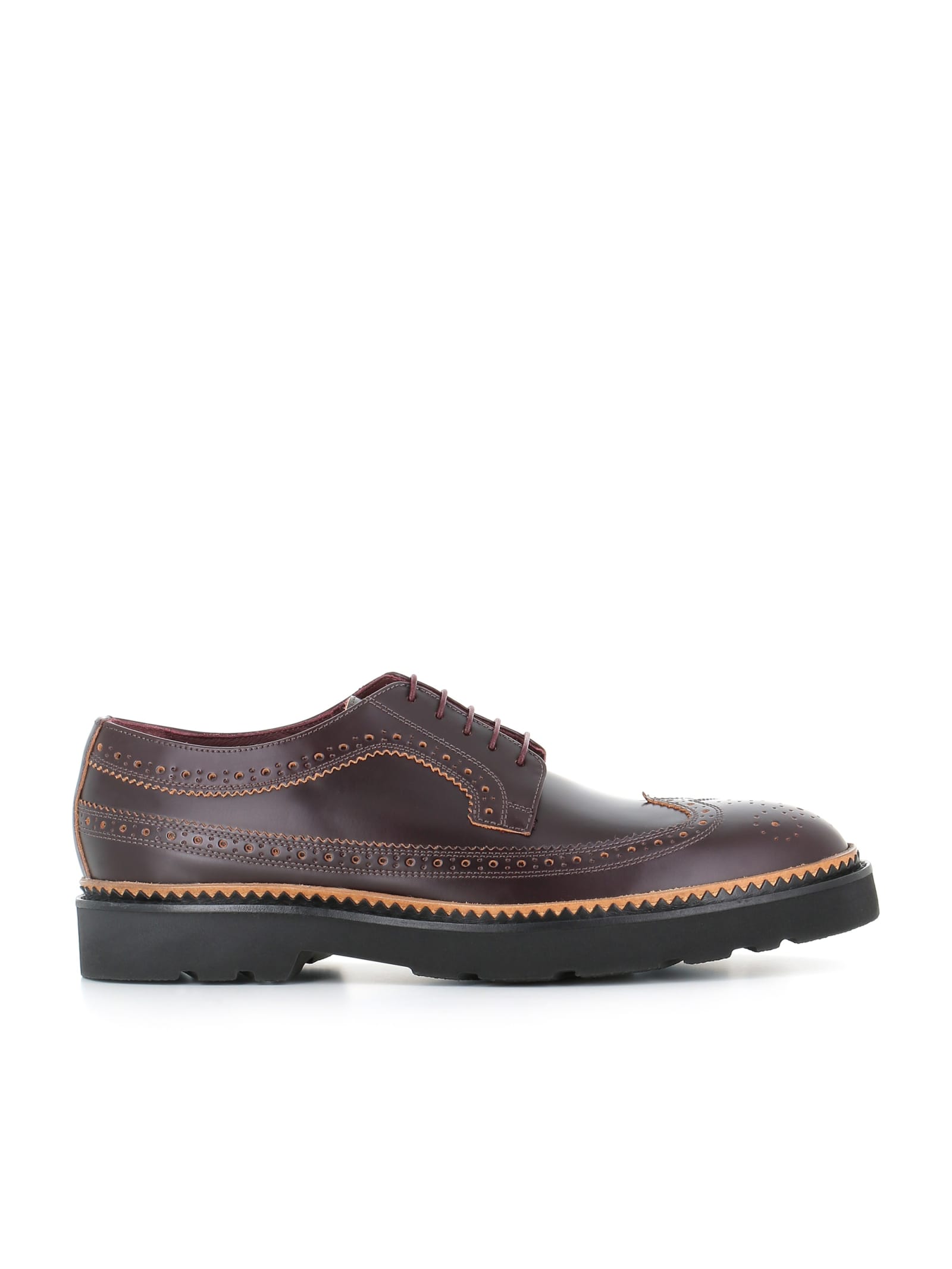 Shop Paul Smith Brogue Count In Bordeux