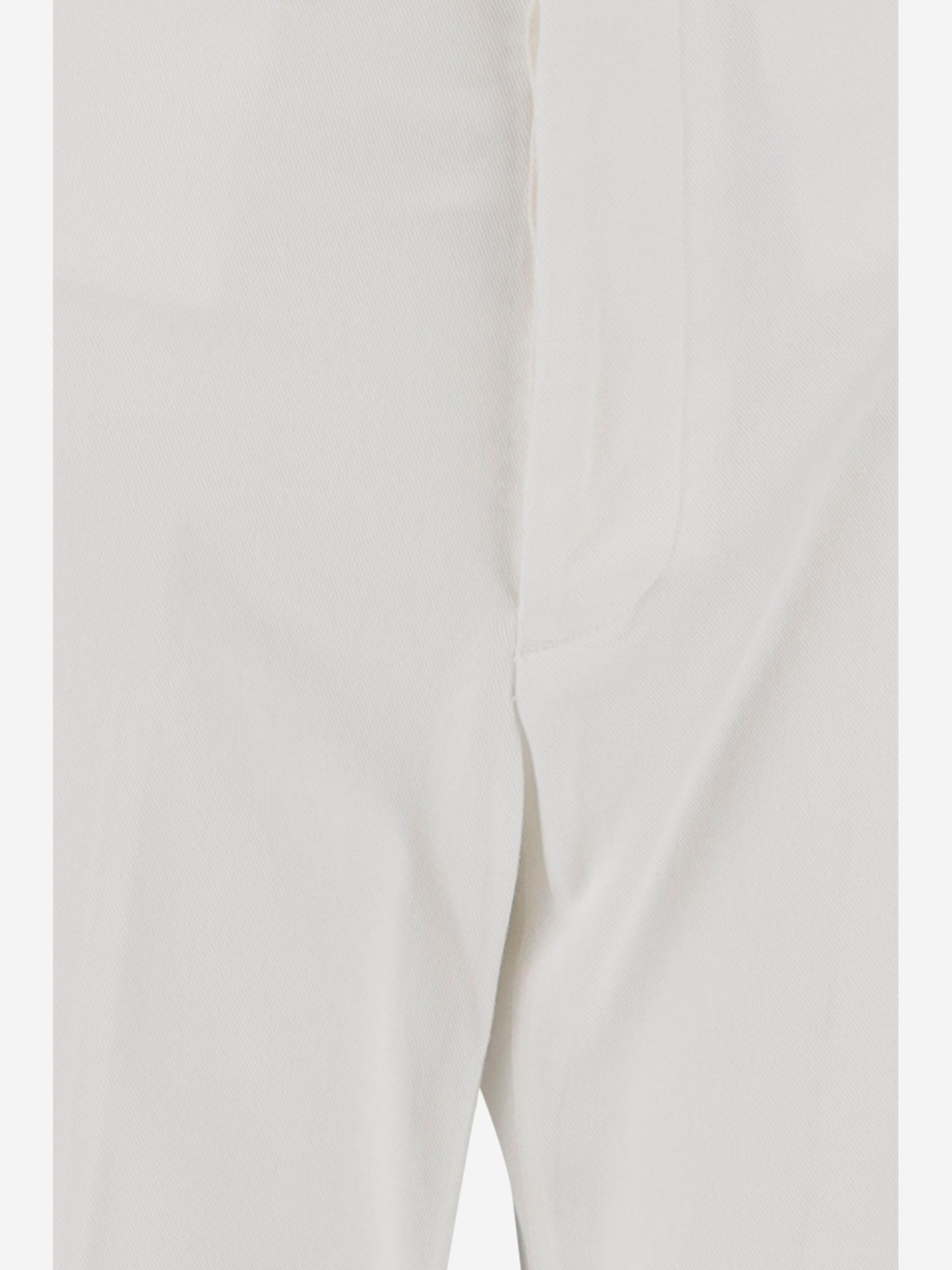 Polo Ralph Lauren High-waisted Stretch-cotton Palazzo Pants In White