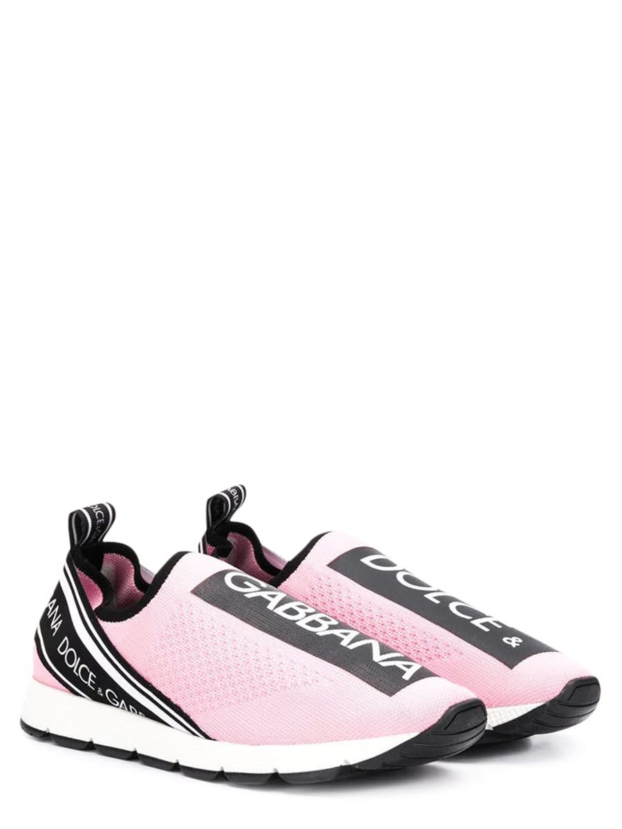 Shop Dolce & Gabbana Sneaker Slip On In Pink