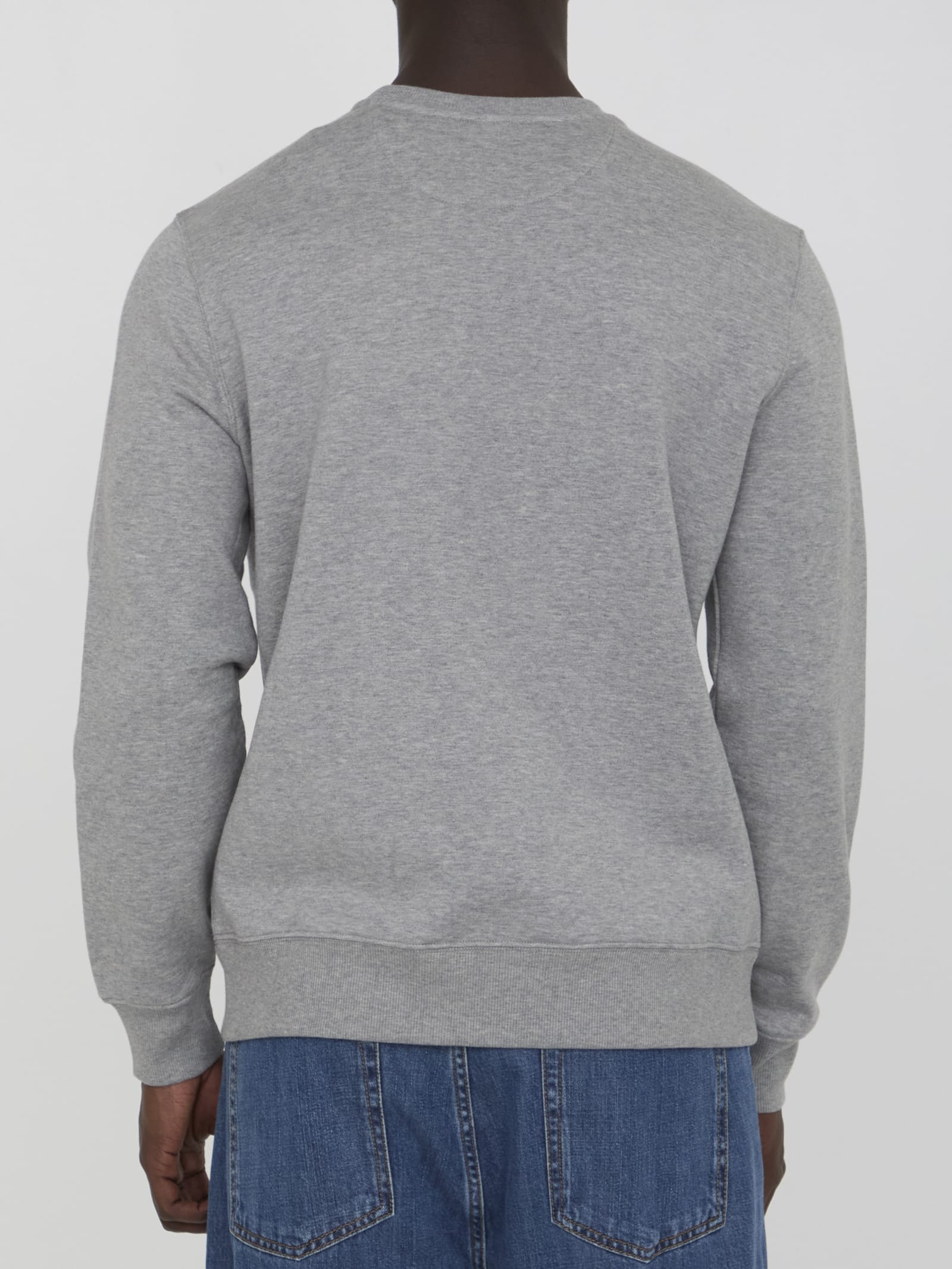 Shop Valentino Sweatshirt With  Print In Grey