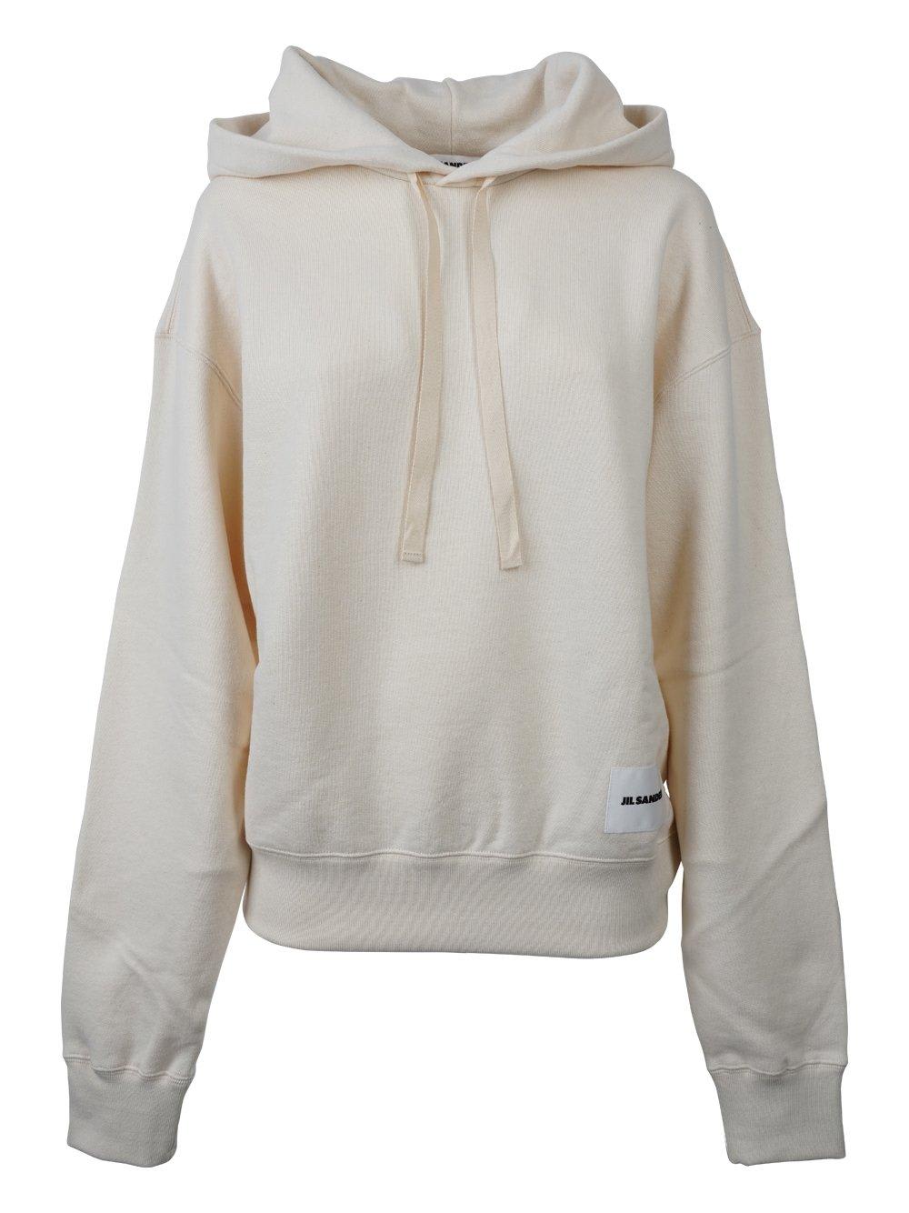 JIL SANDER DRAWSTRING HOODIE