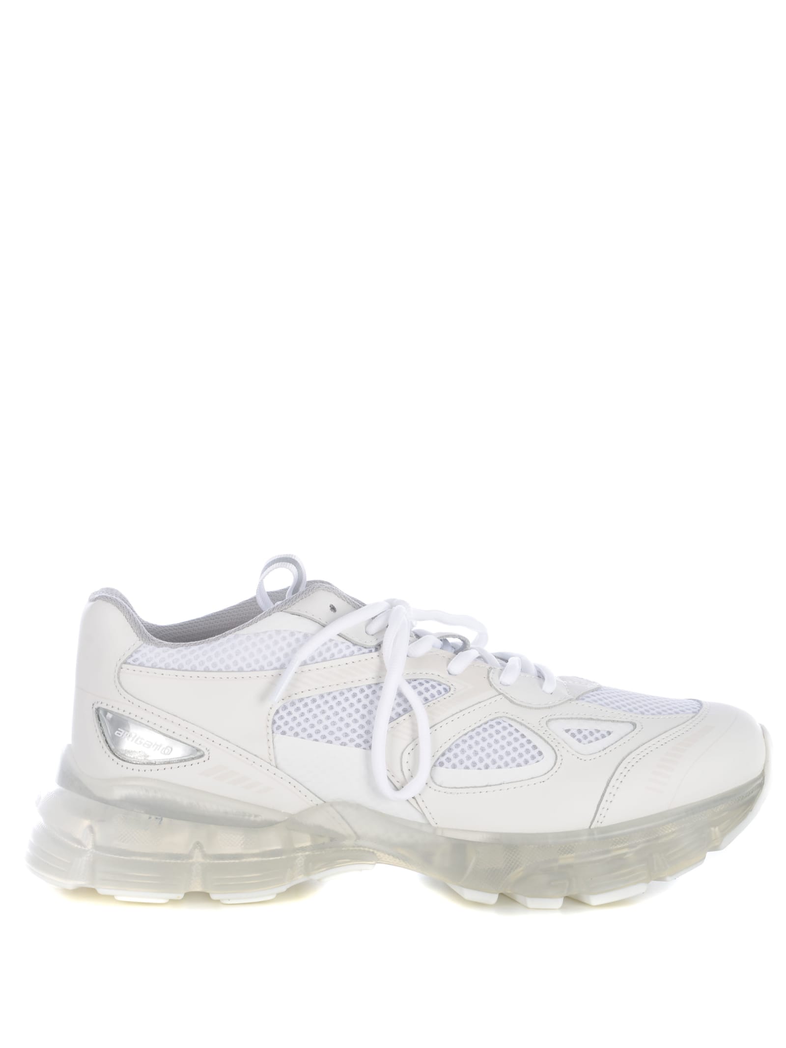 Shop Axel Arigato Sneakers  Marathon Runner In Leather In White