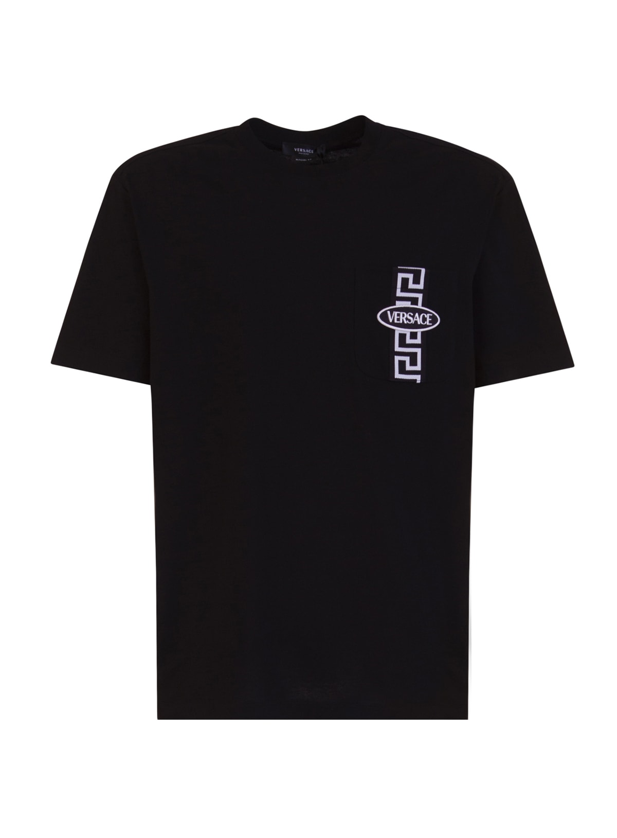 Versace Logo-embroidered T-shirt