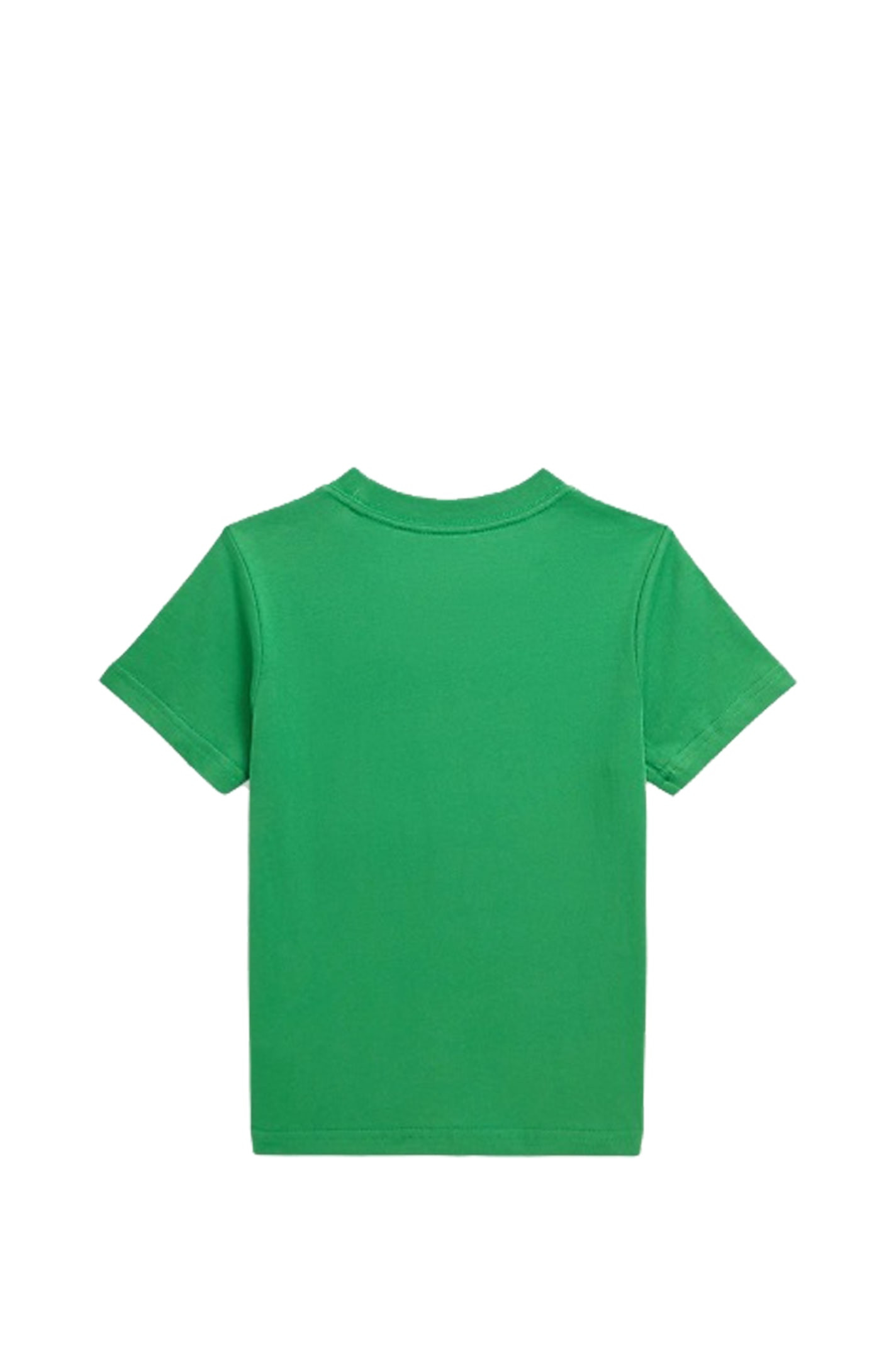 Shop Ralph Lauren Crew Neck T-shirt In Cotton Jersey In Green