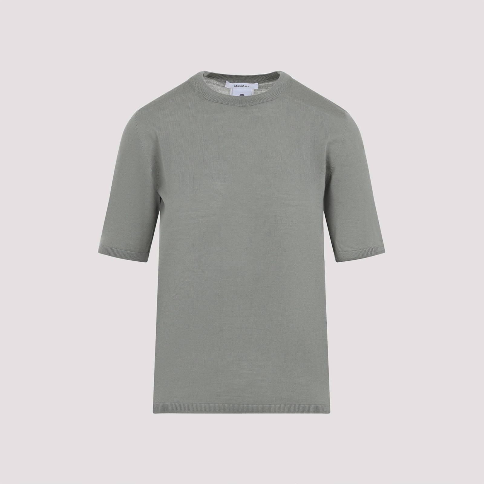 Max Mara Gerico Ss Knit T-shirt In Green