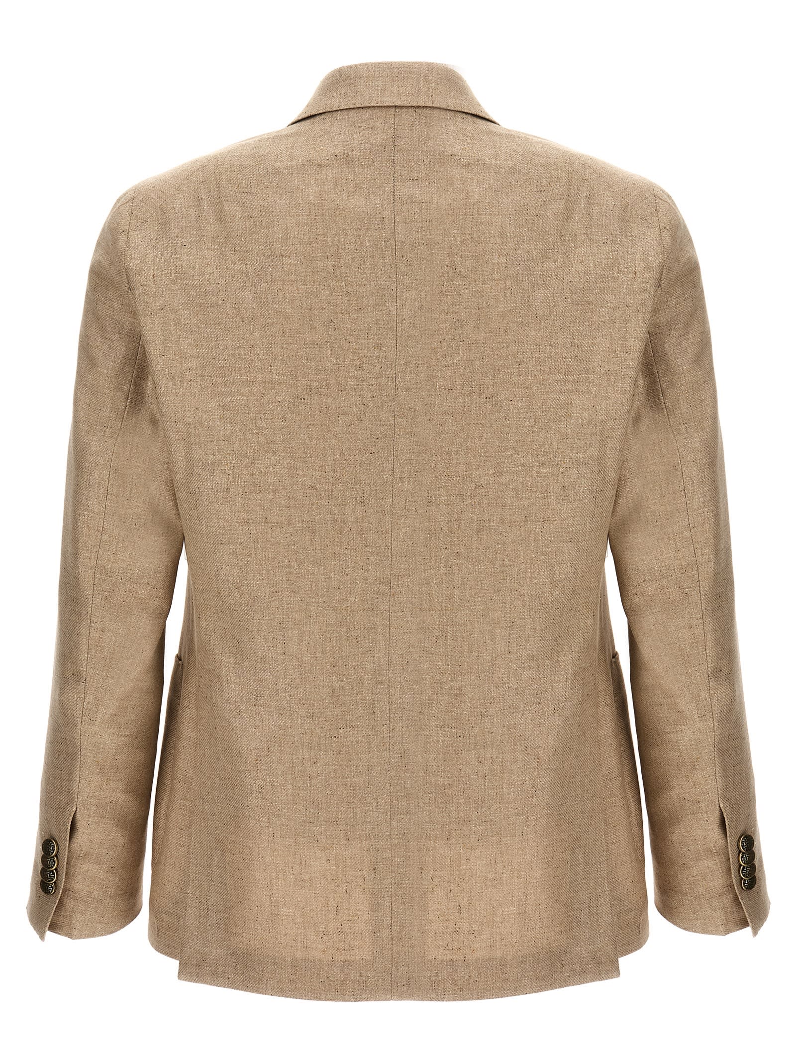 Shop Tagliatore Montecarlo Blazer In Beige