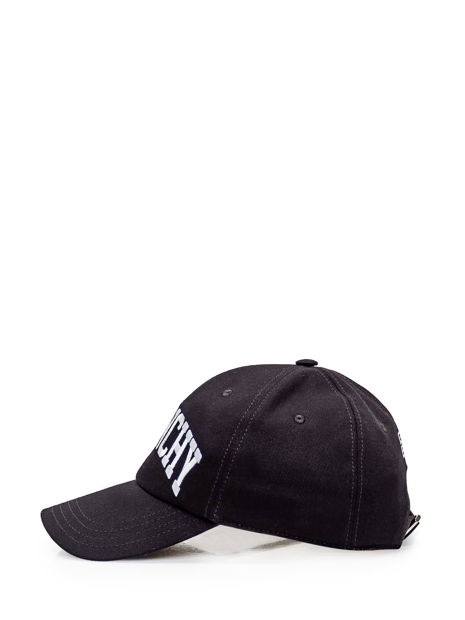 Shop Givenchy Cap With Logo In Black