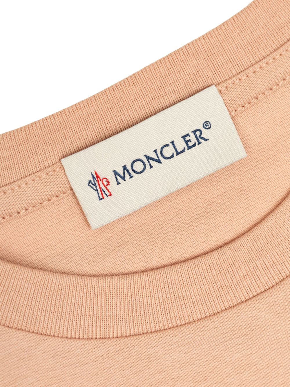 Moncler Enfant Cotton T-shirt In Neutral