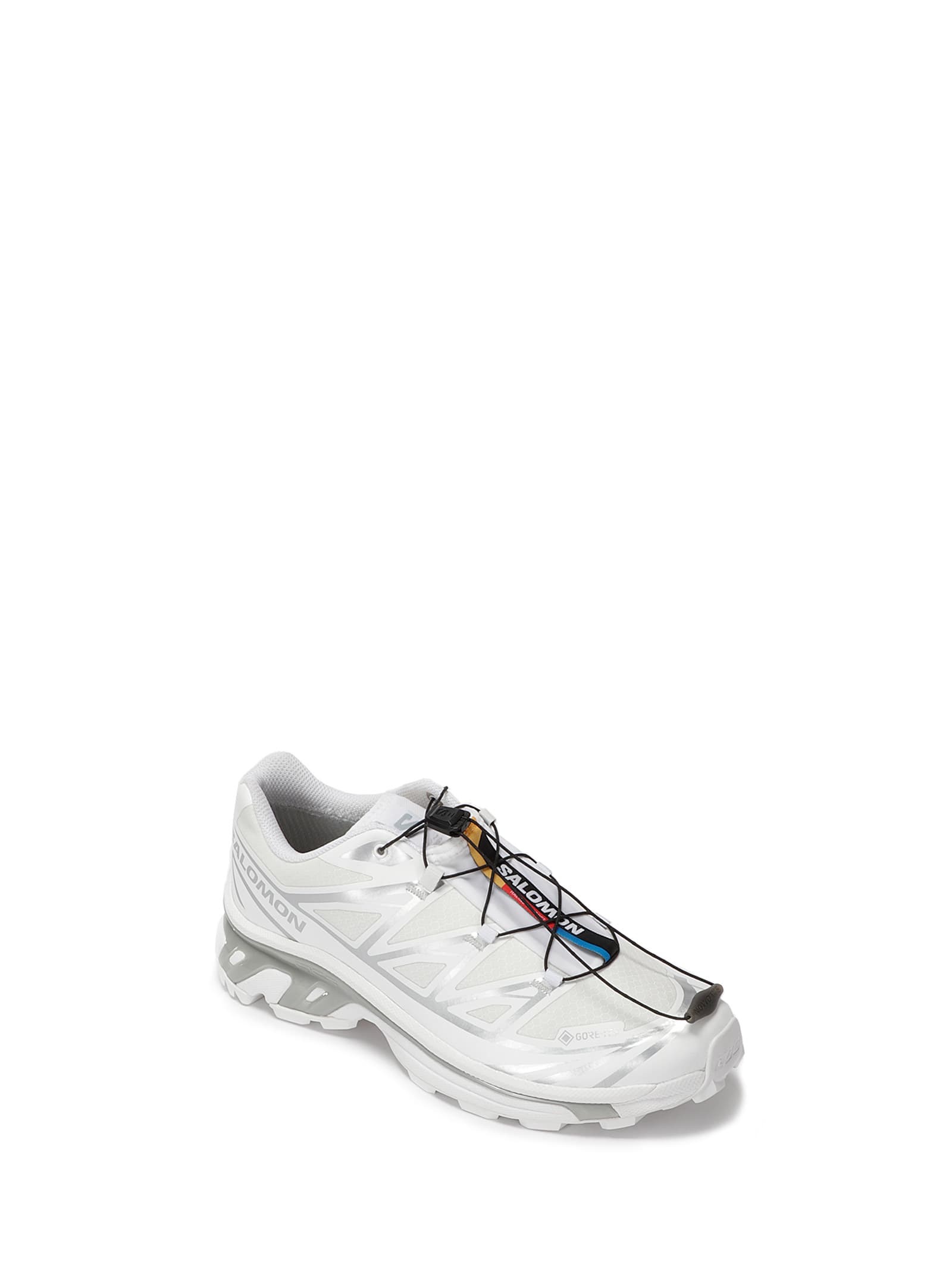 Shop Salomon Xt-6 Gtx In White/white/ftw Silver