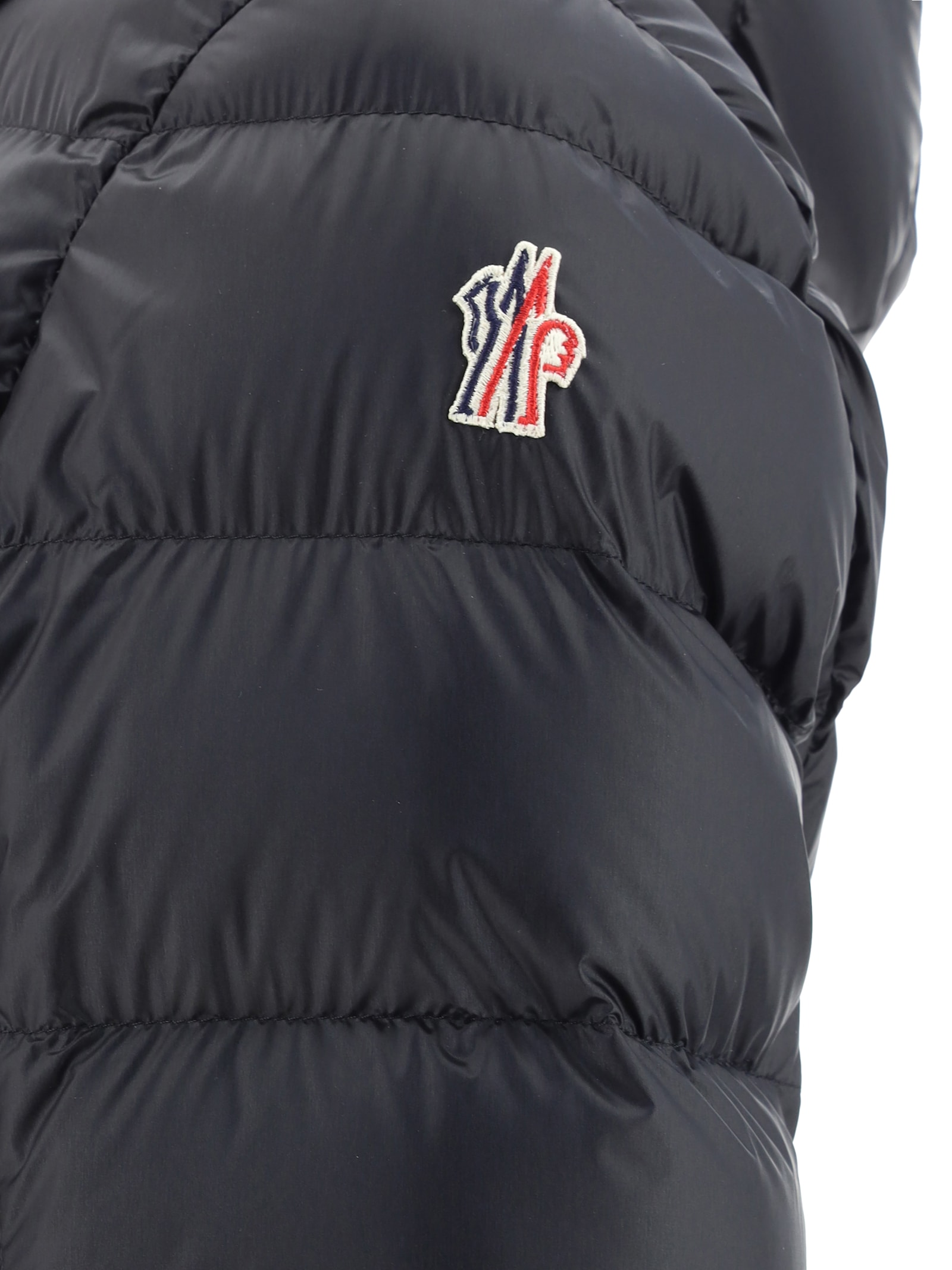 Shop Moncler Armoniques Down Jacket In Black