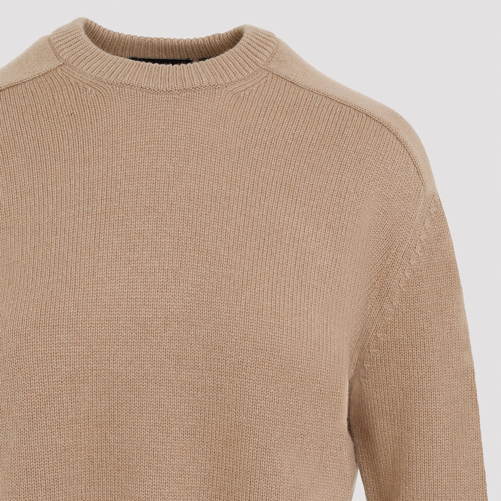 Shop Theory Cropped Pullover In R Royal Camel