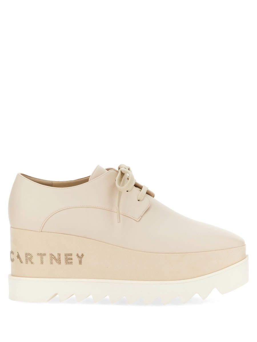 Shop Stella Mccartney Lace-up Elyse In White