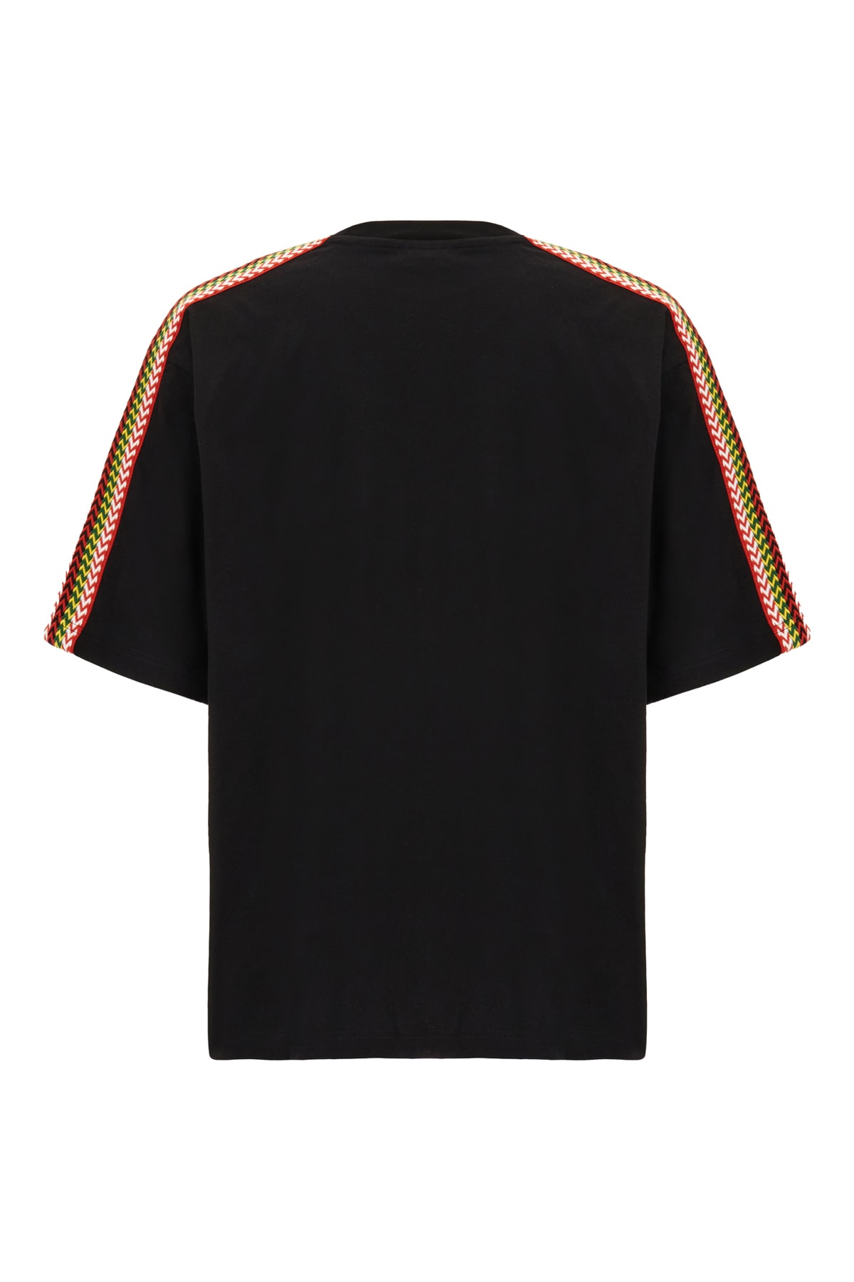 Shop Lanvin Black Cotton T-shirt In 10