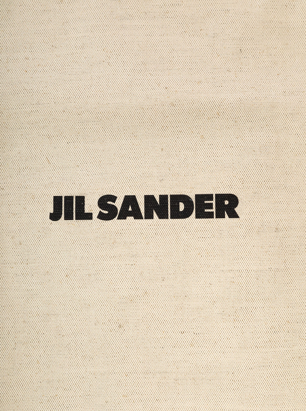 Shop Jil Sander Canvas Logo In White