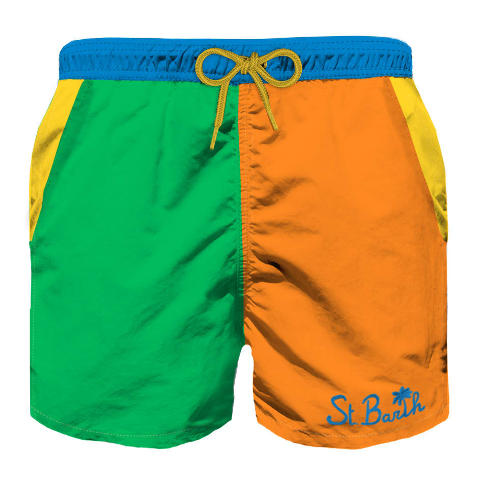 MC2 SAINT BARTH BOY MULTICOLOR SWIM SHORTS 