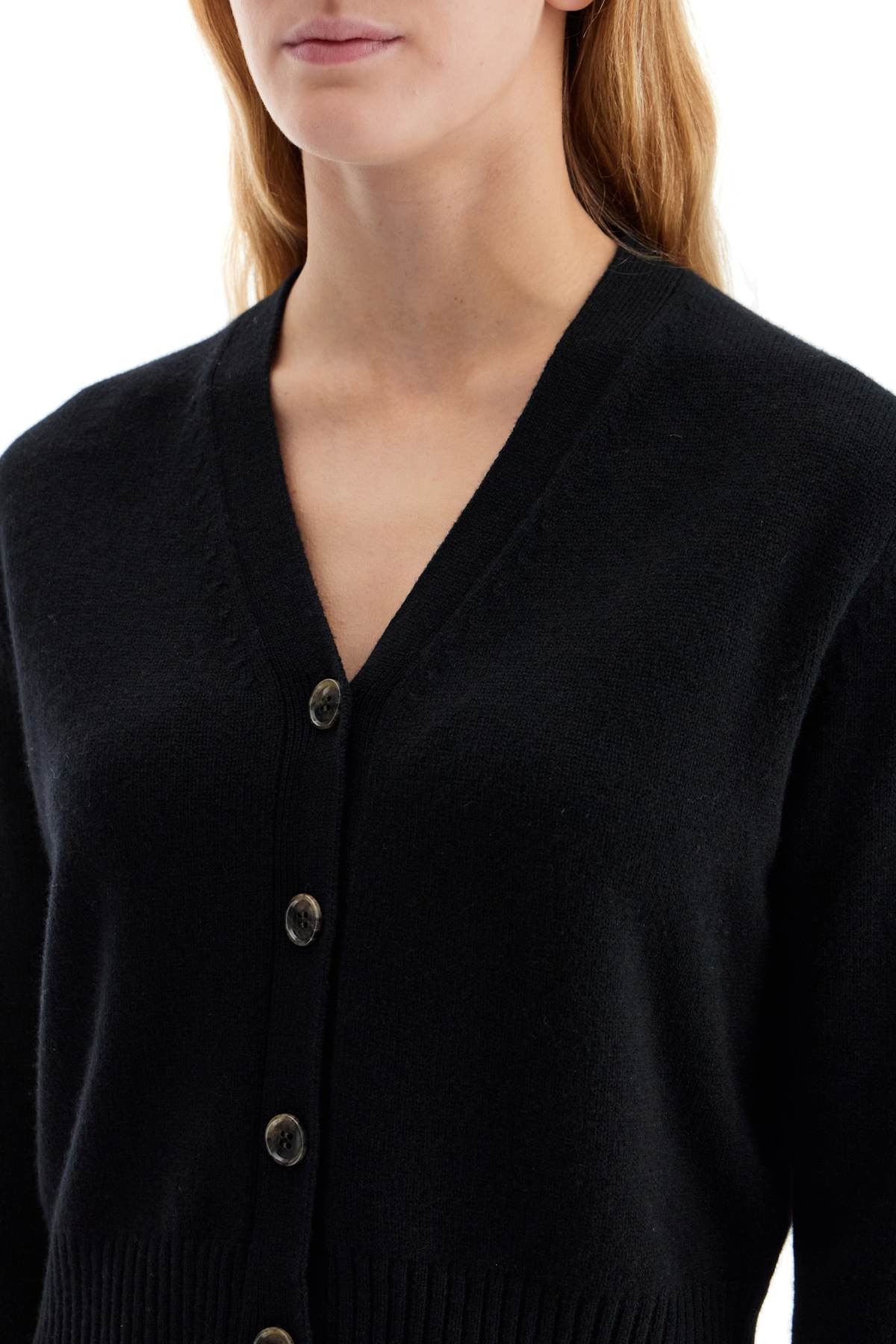 Shop Lisa Yang Cropped Cashmere Cardigan In Black (black)