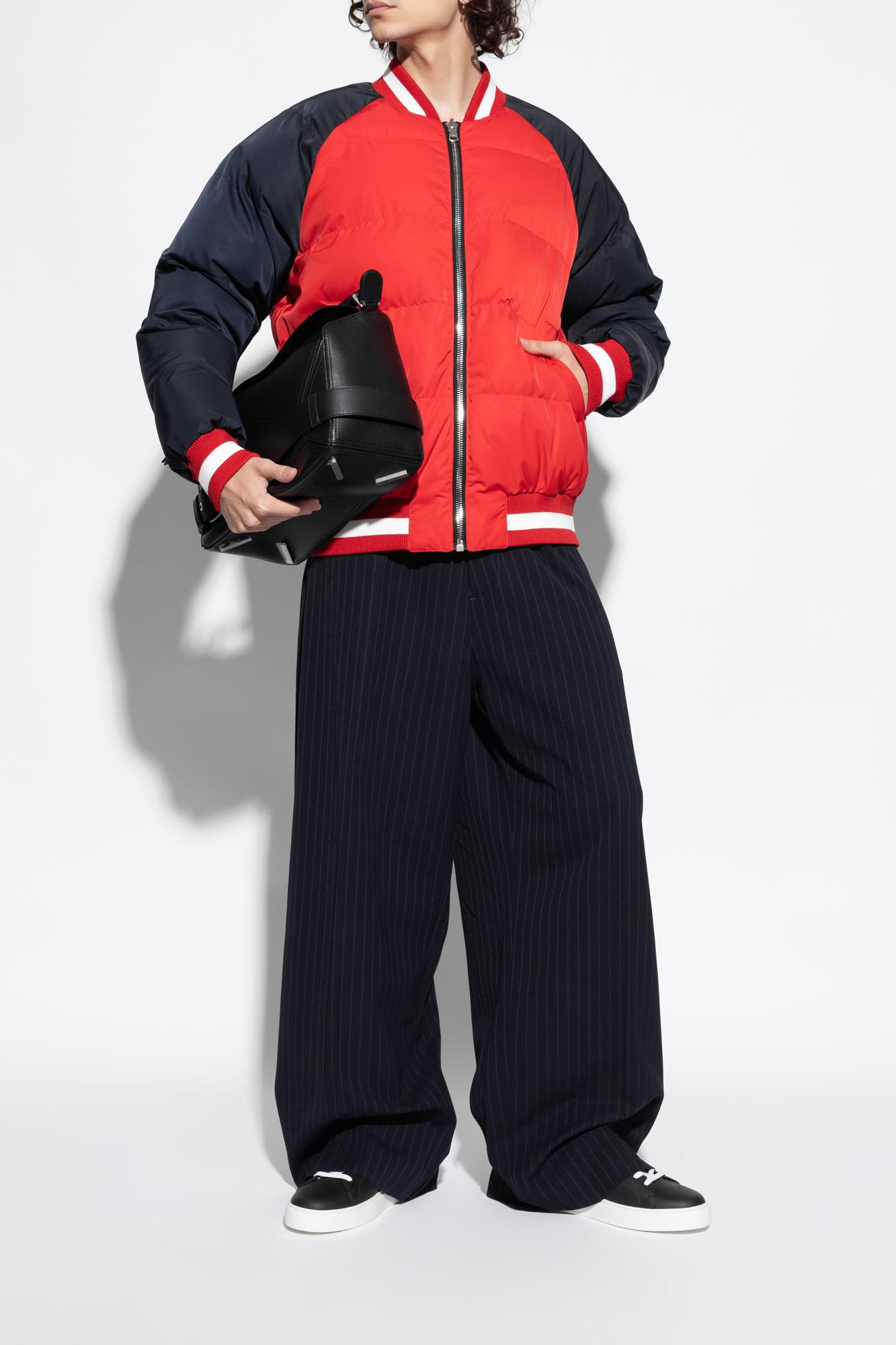 Balmain B-court Printed Calfskin Trainers In Black