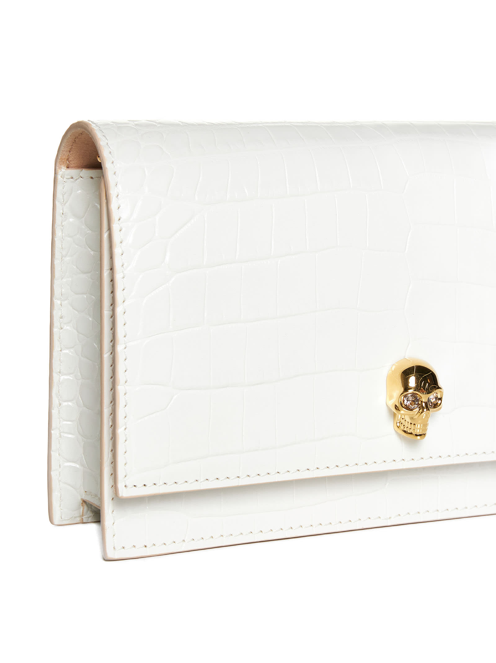 Alexander Mcqueen Shoulder Bag In Deep Ivory