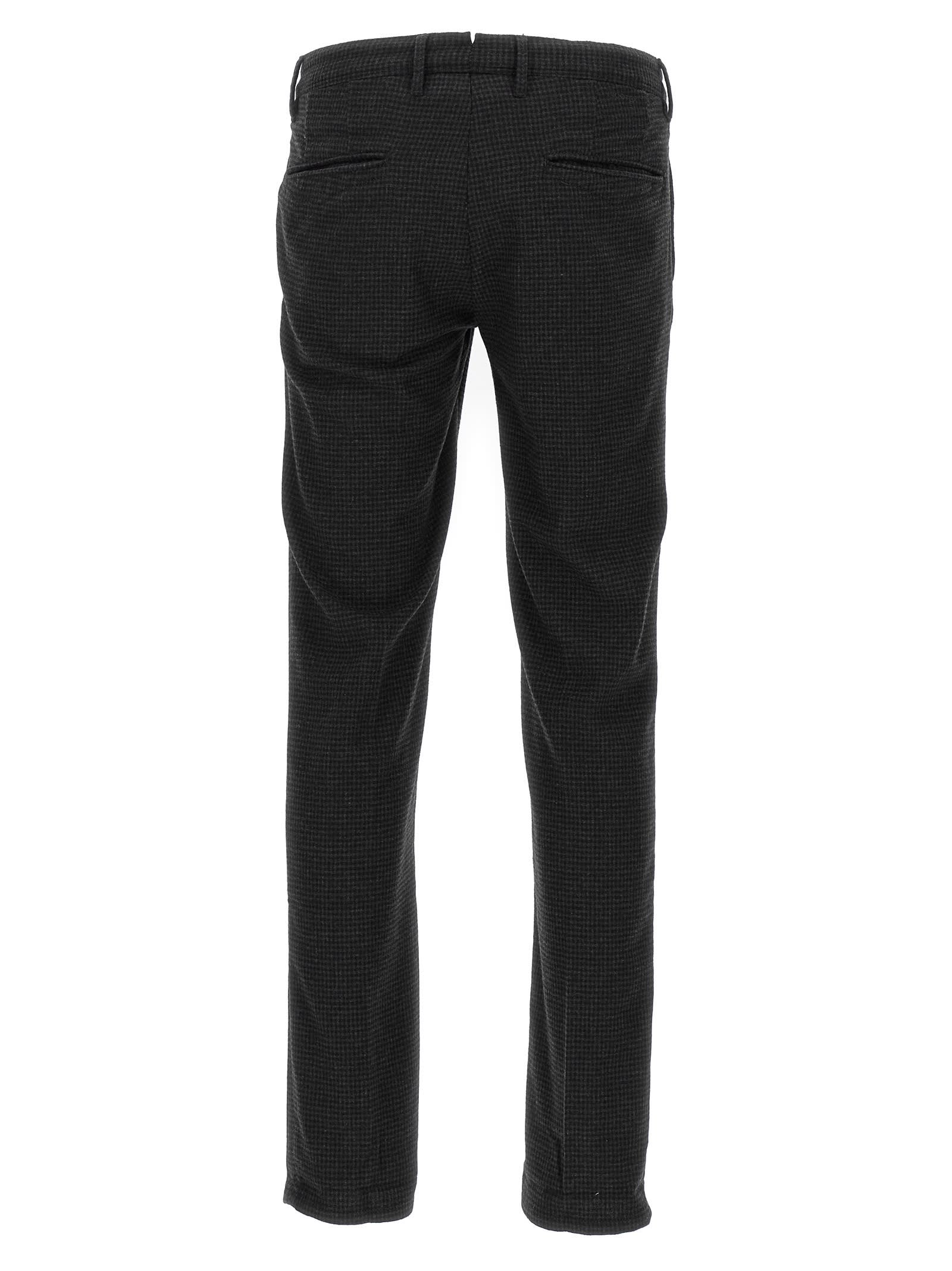 Incotex Stylish Wool Trousers With Pockets And Loops In Blue