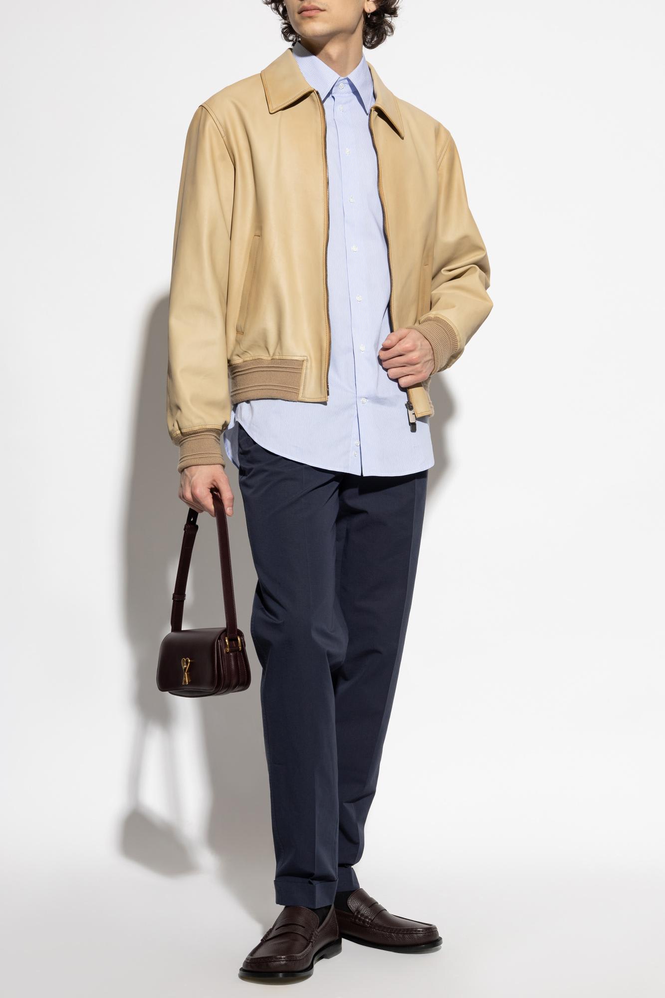 Tom Ford Pants With Rolled-up Legs In Blue