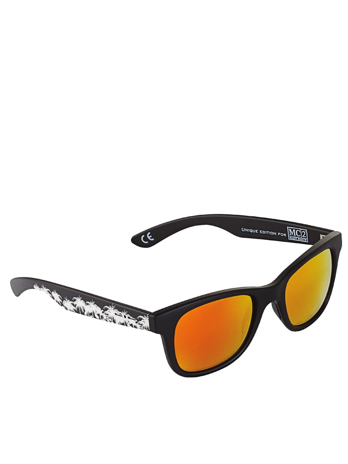 Mc2 Saint Barth Palm Sunglasses Orange Mirrored