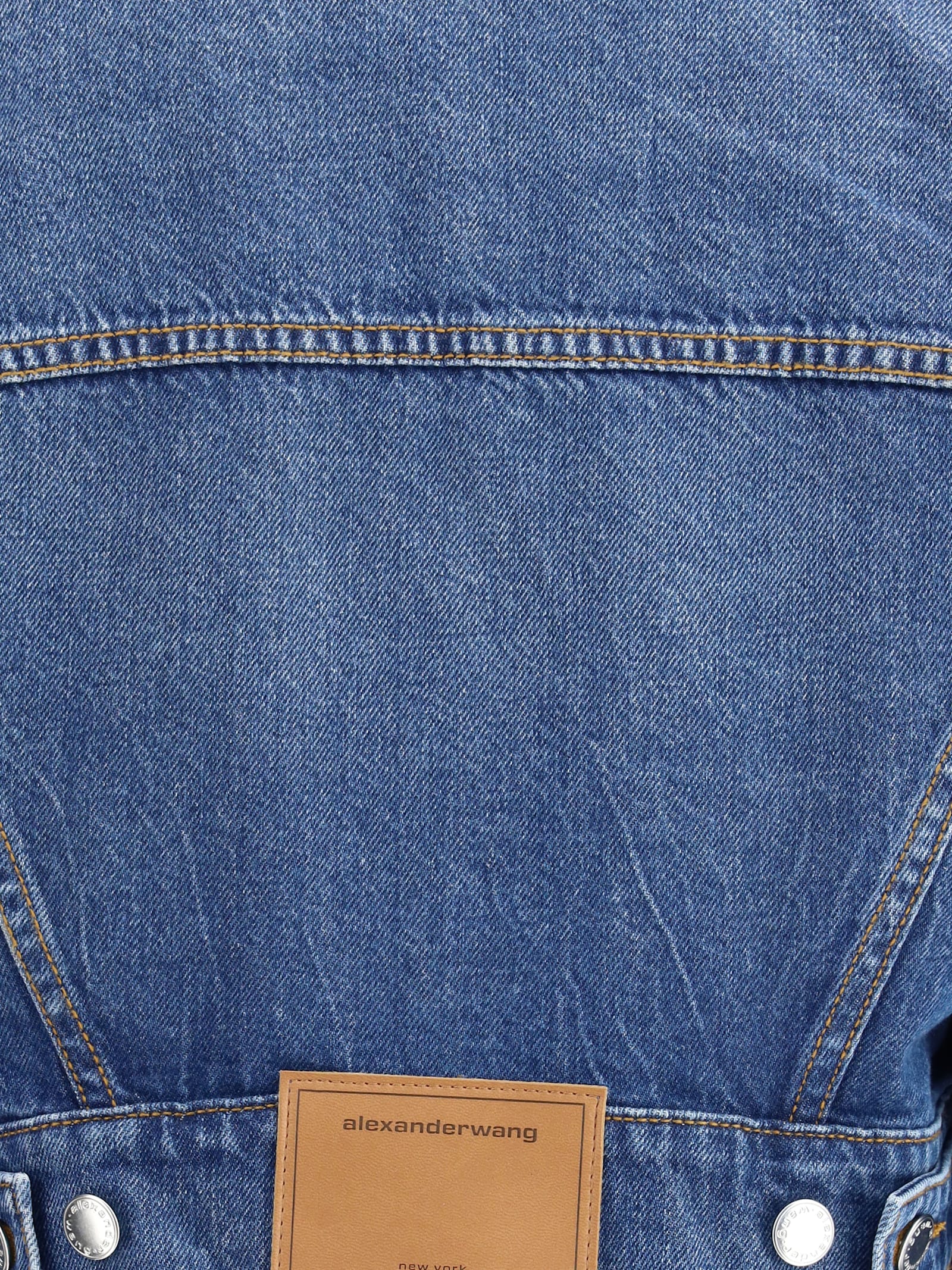 Alexander Wang Wrapped Tucker Jacket In Blue
