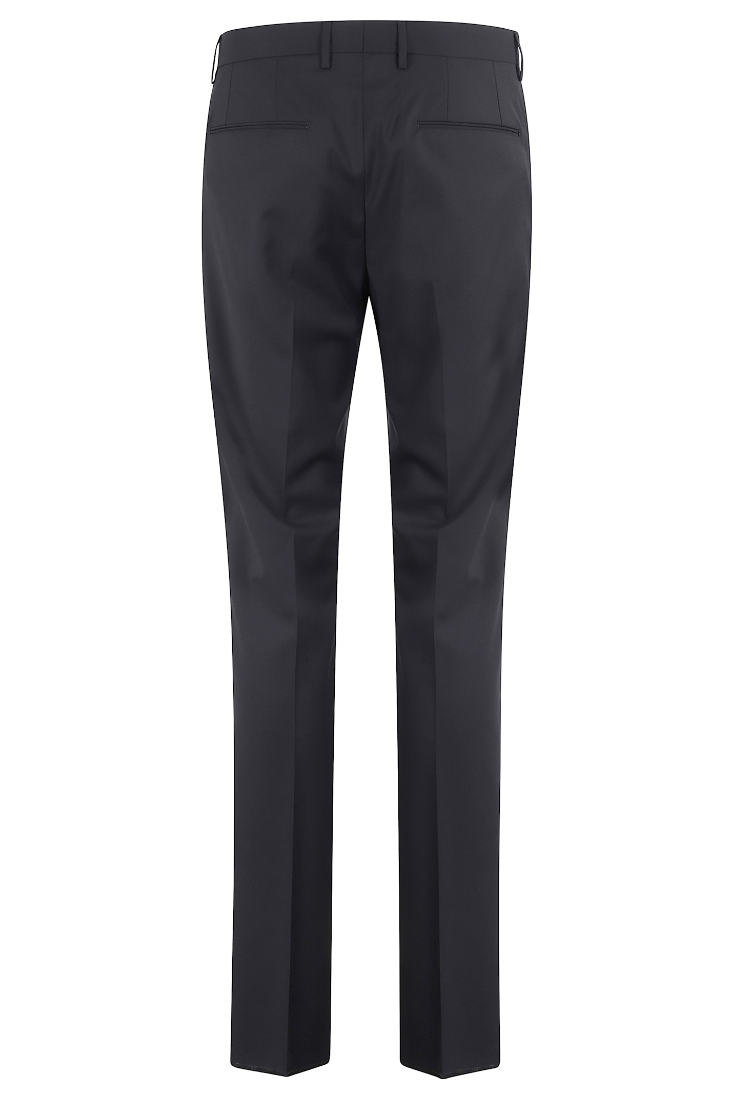 Tagliatore Pantalone Tapered Tag Lana Vergine In Blu