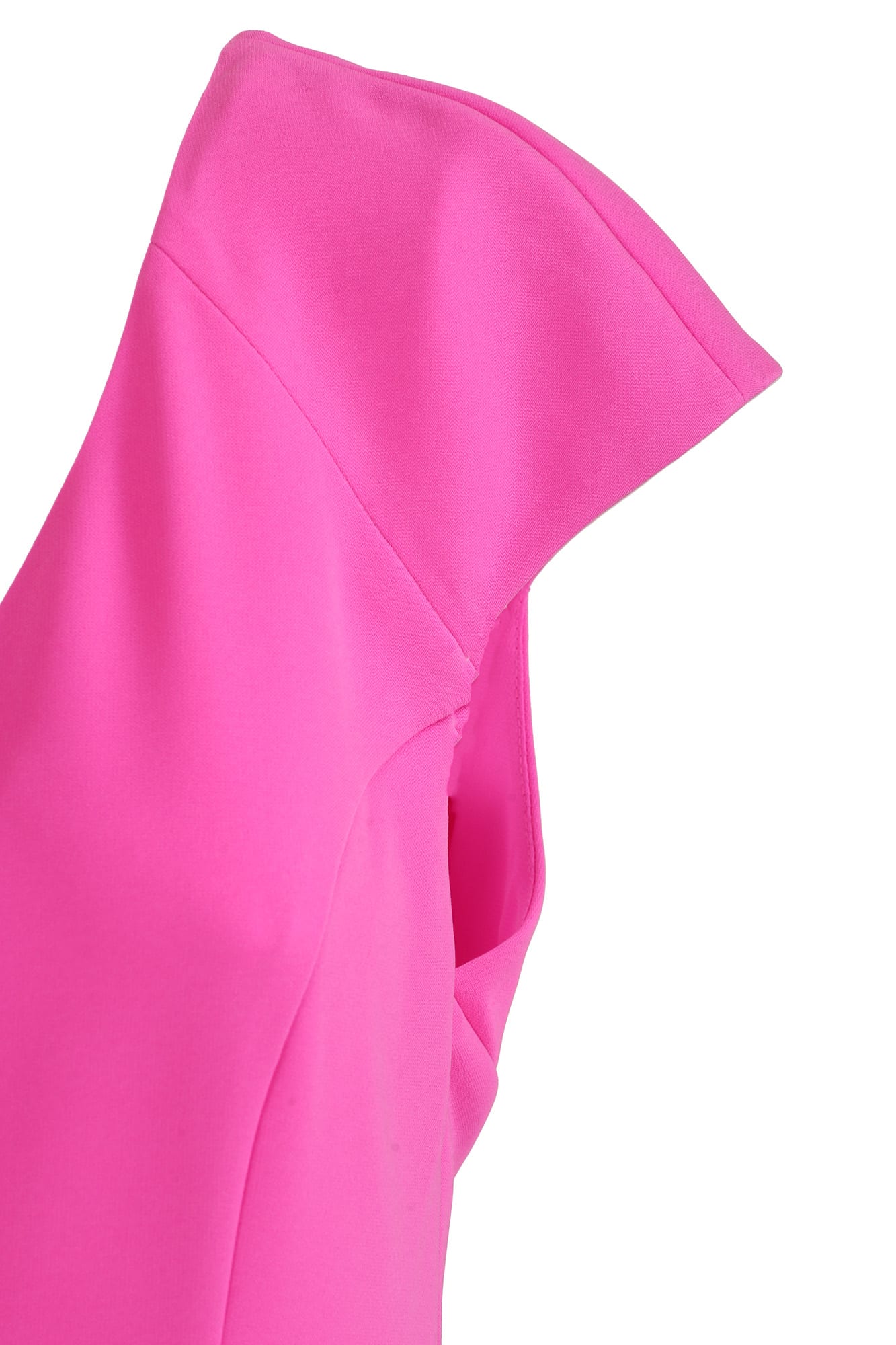 Shop Emporio Armani Flared Longuette Dress In C