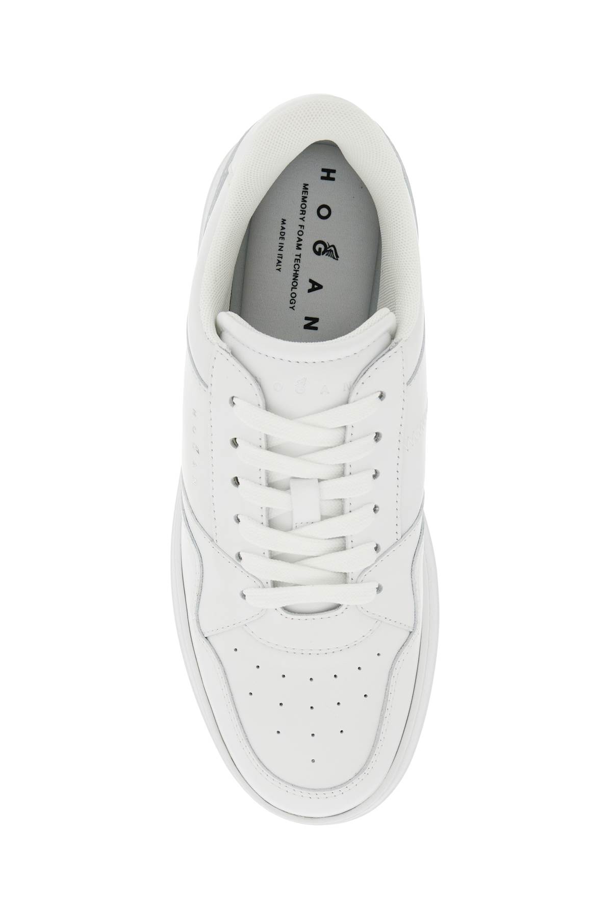 Shop Hogan Platform Skyscraper Sneakers With In Bianco