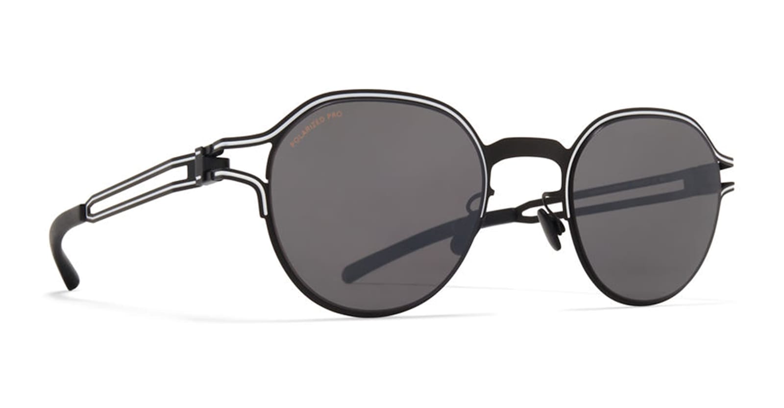 Mykita Vaasa - Black / White Sunglasses In Gray