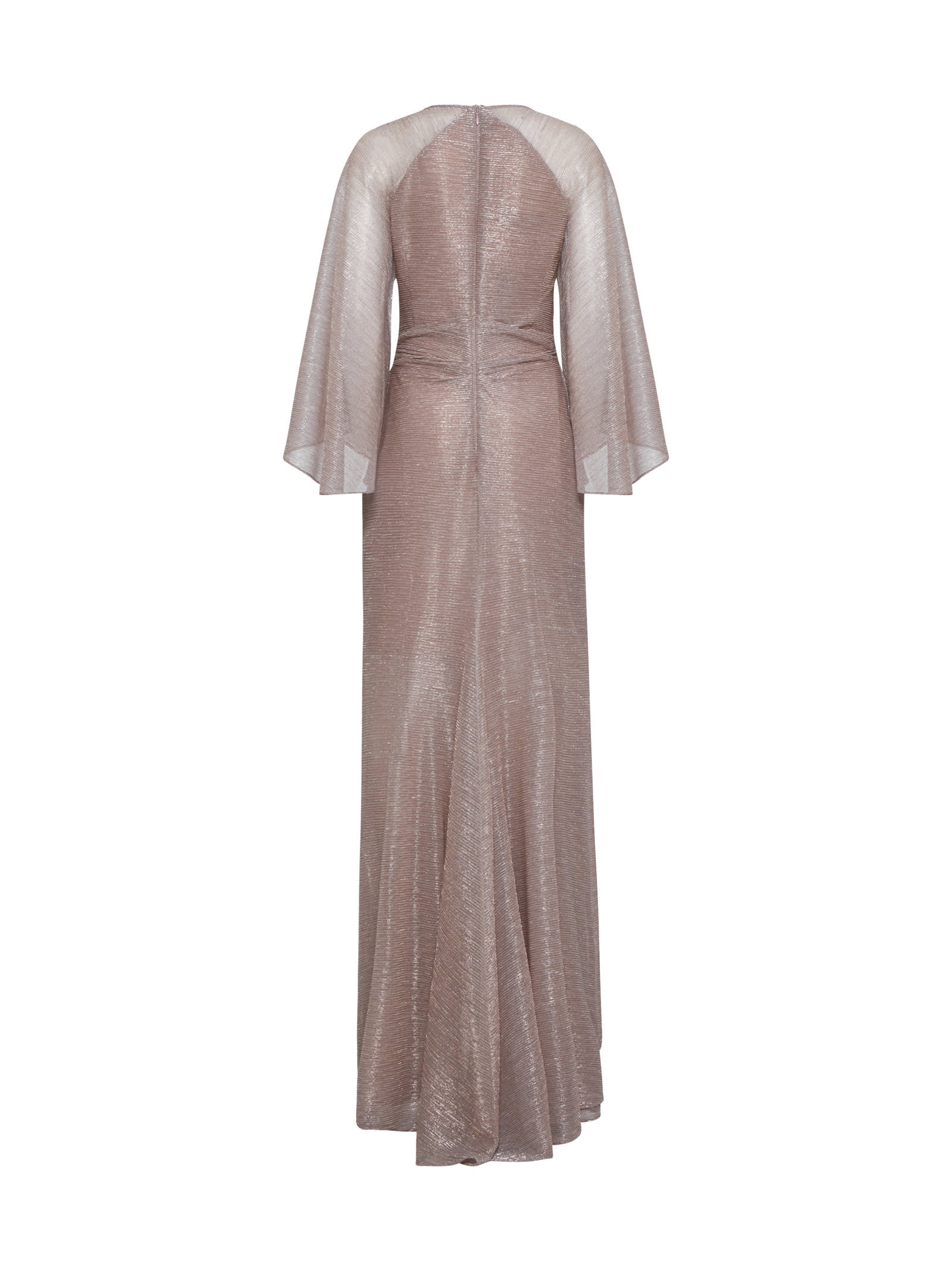 Shop Talbot Runhof Dress In Pink