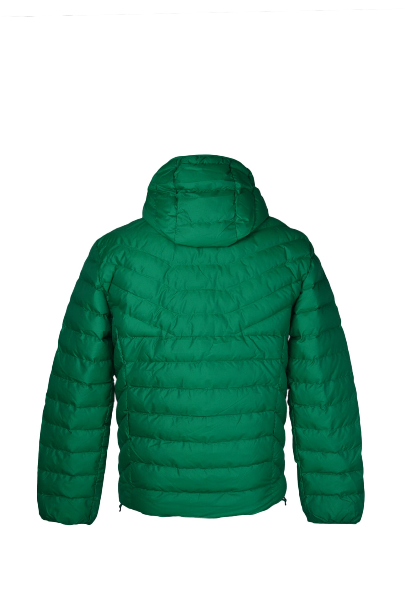 Shop Polo Ralph Lauren Down Jacket In Green