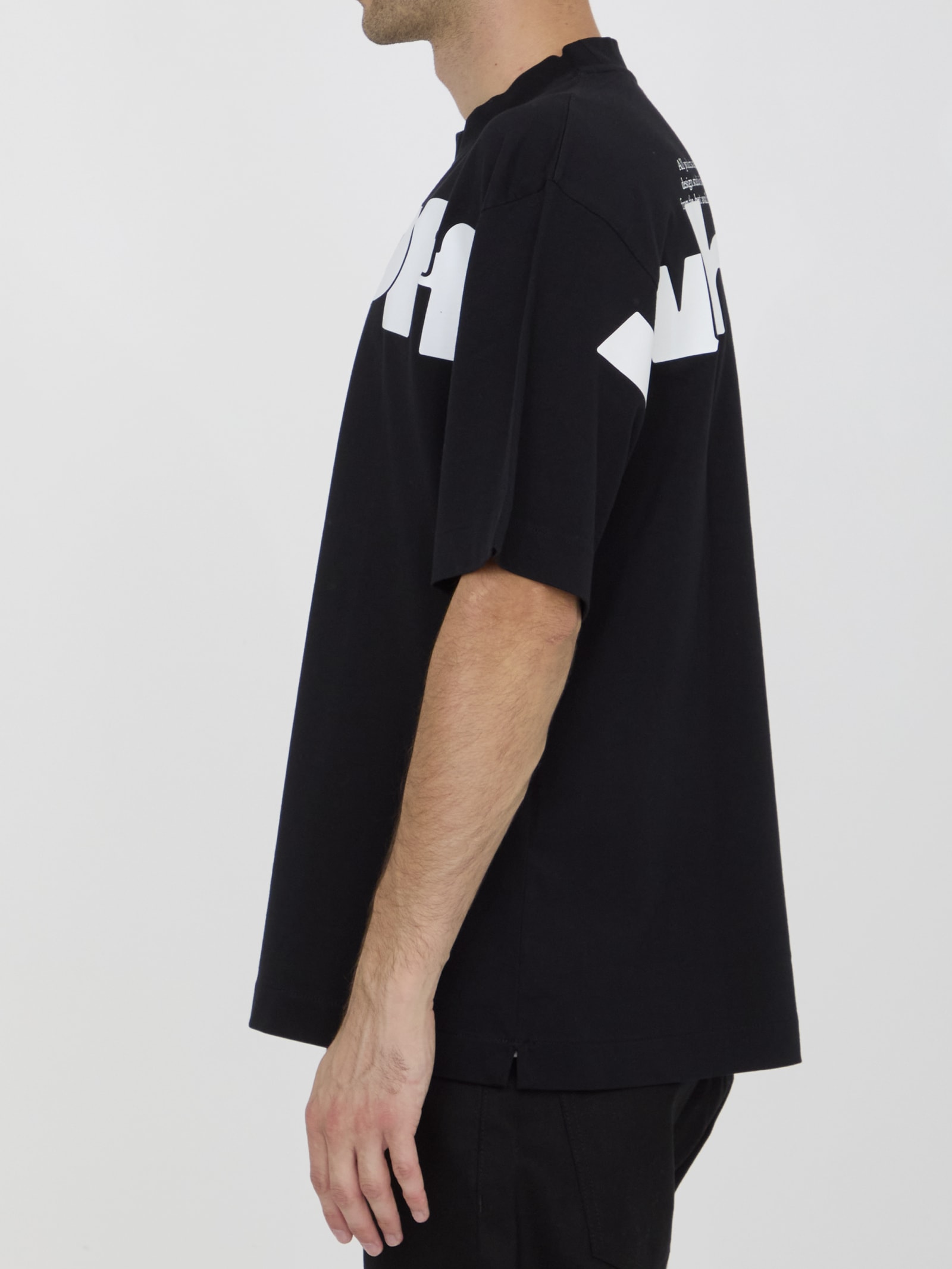 Shop Off-white Shared Logo T-shirt In Black