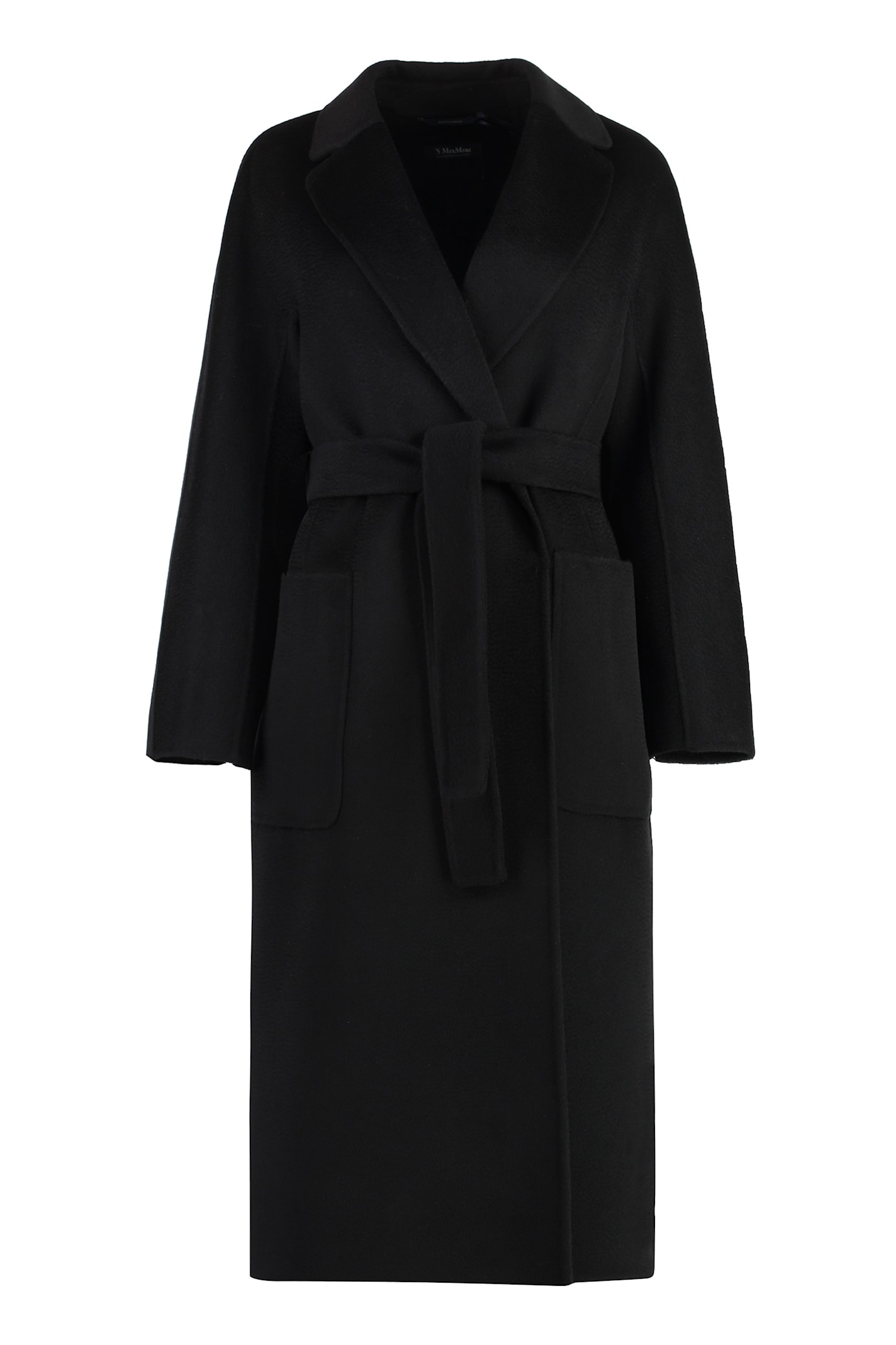 Shop 's Max Mara Amore Wool And Cashmere Coat In Black