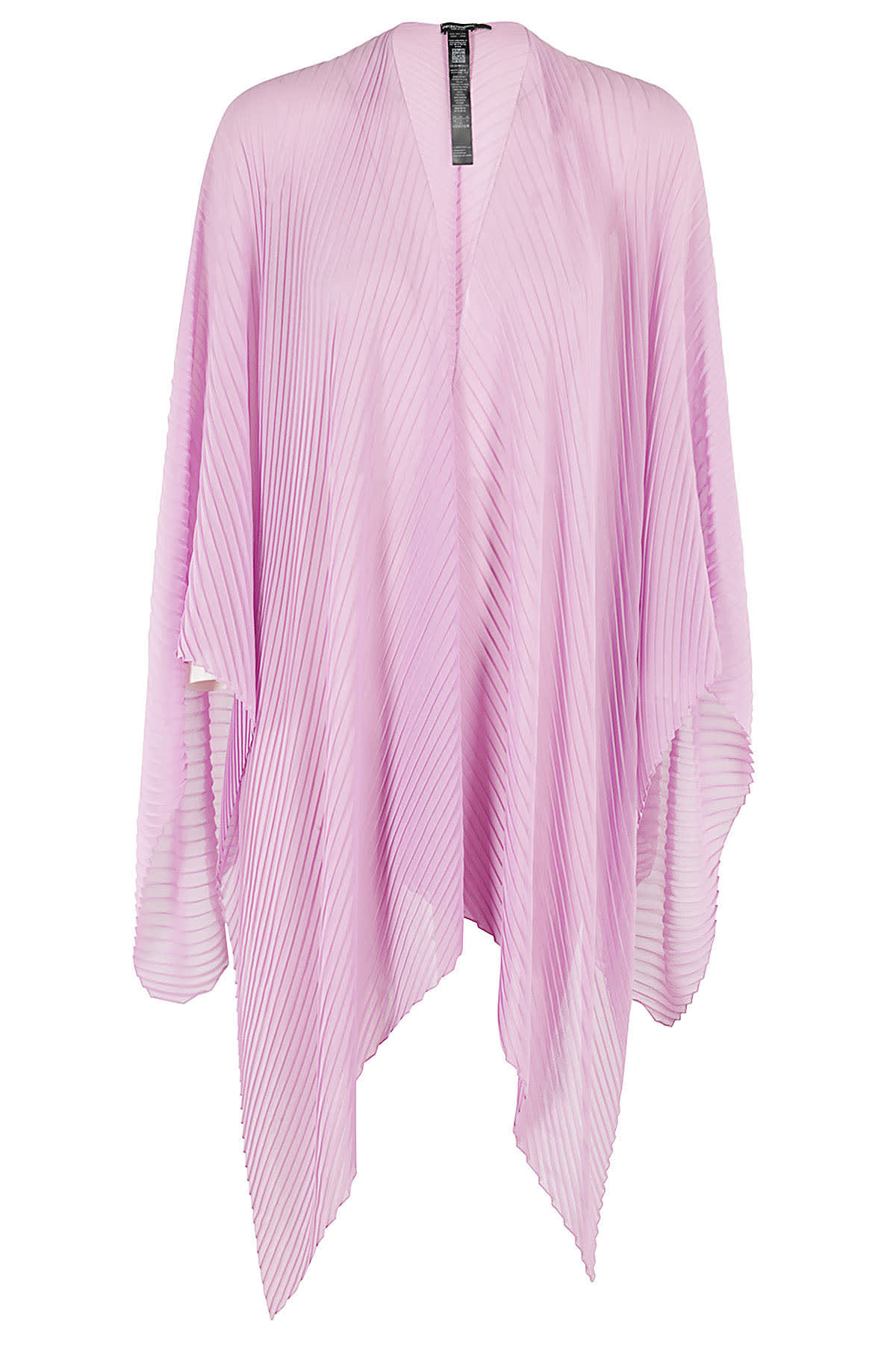 Shop Emporio Armani Poncho In Rosa