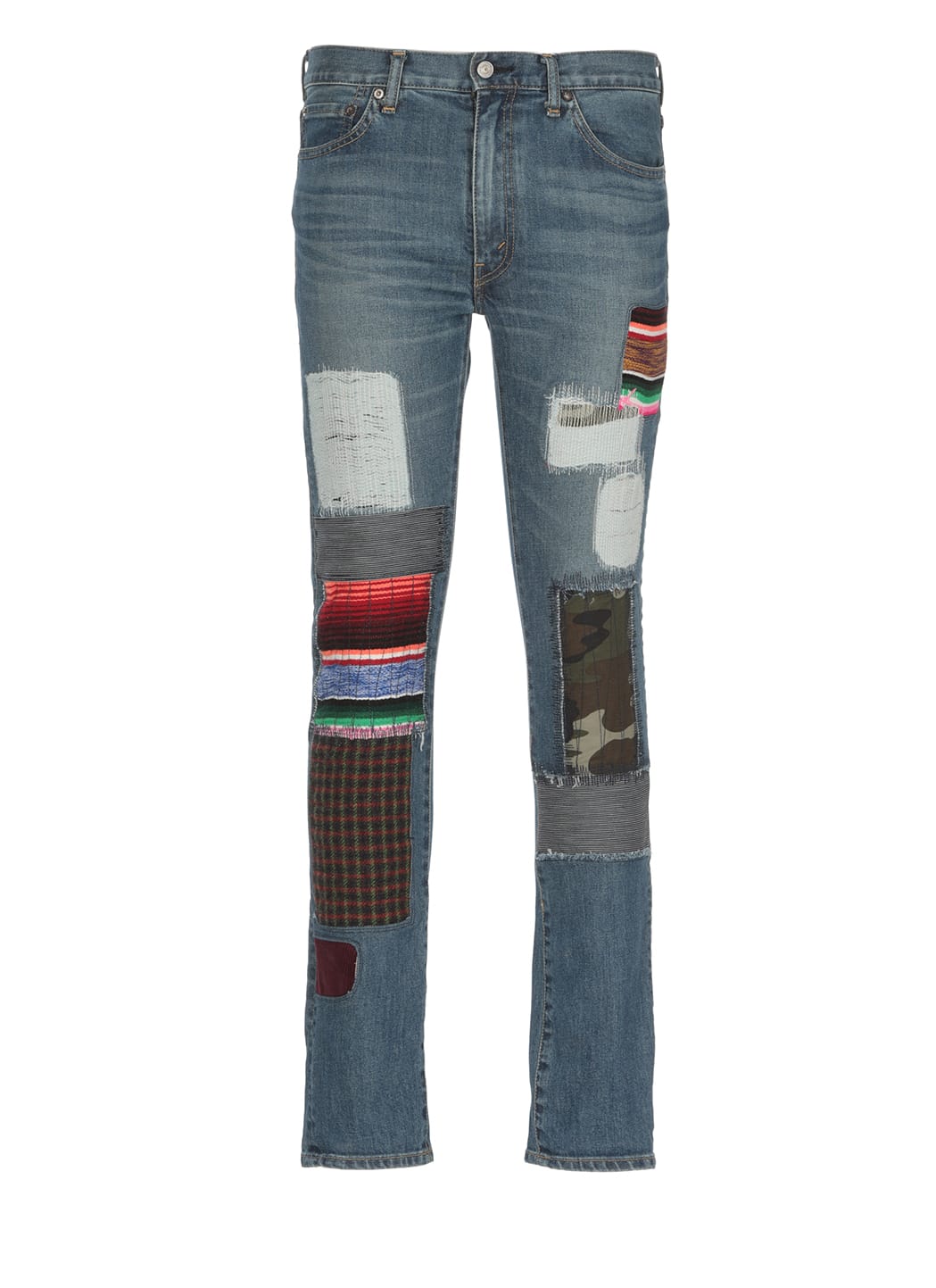 Junya Watanabe Jeans With Patchwork