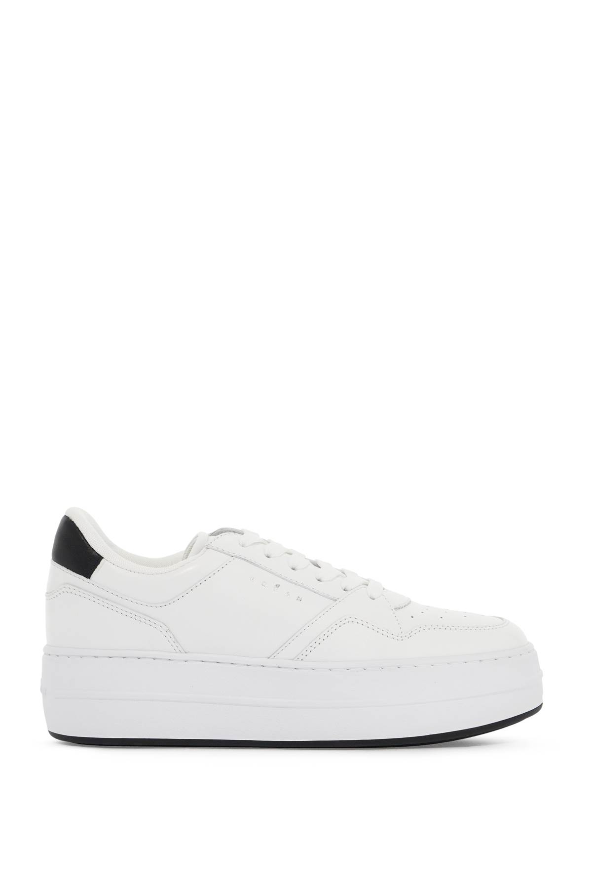 Shop Hogan Platform Skyscraper Sneakers With In B001(bianco)+b999(nero) (white)