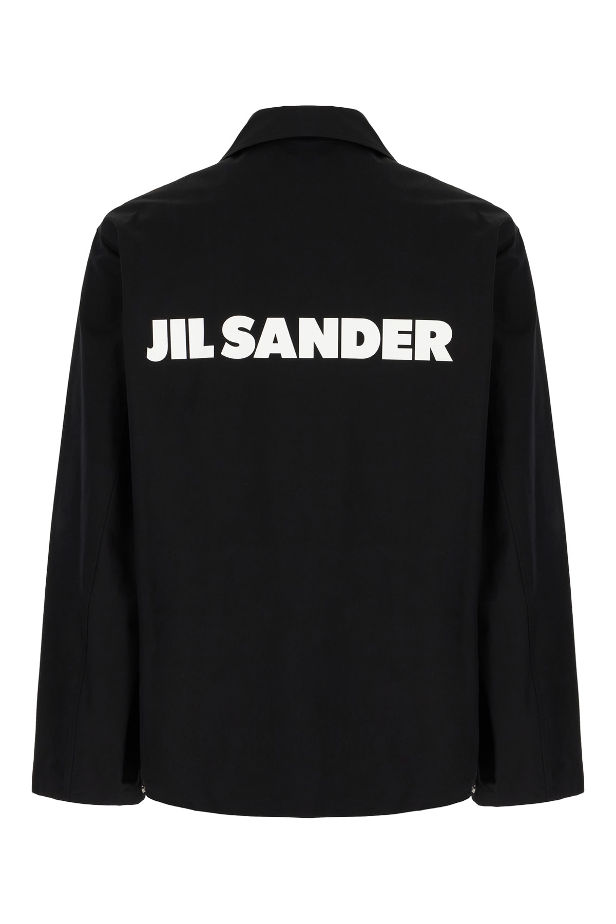 Shop Jil Sander Black Cotton Jacket