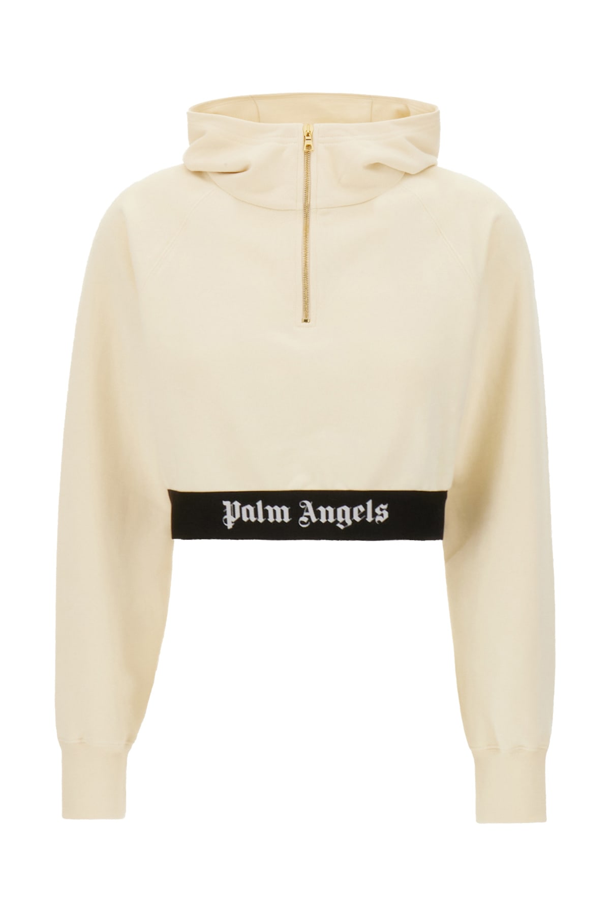 Shop Palm Angels Sand Cotton Sweatshirt In 0310