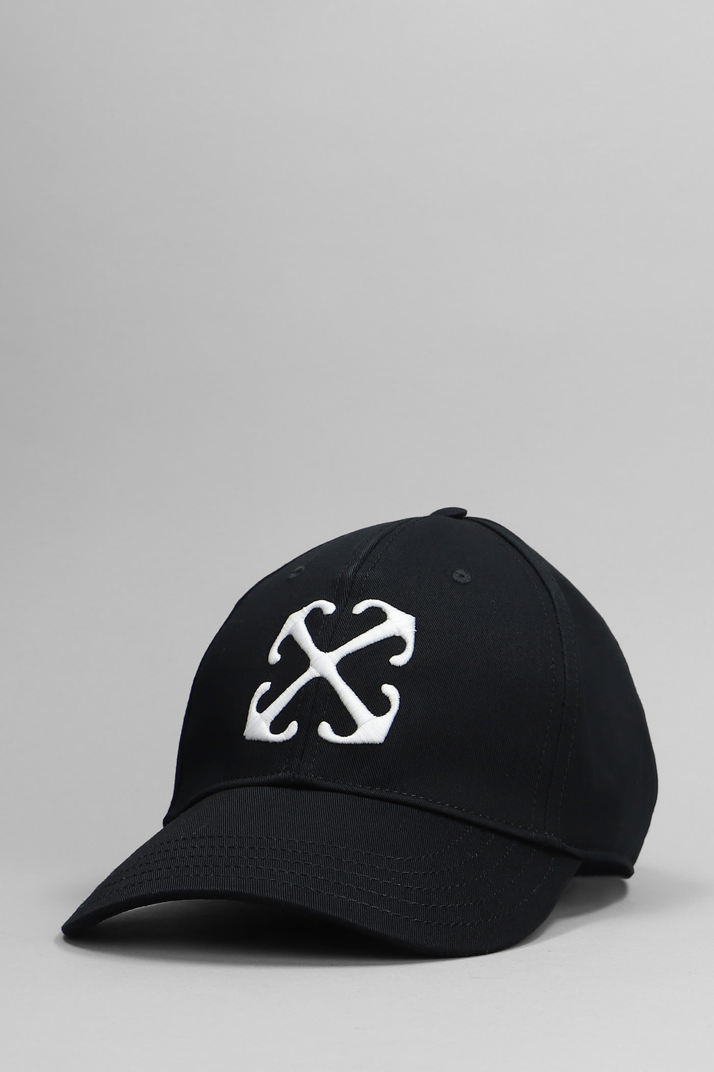 Shop Off-white Hats In Black Cotton