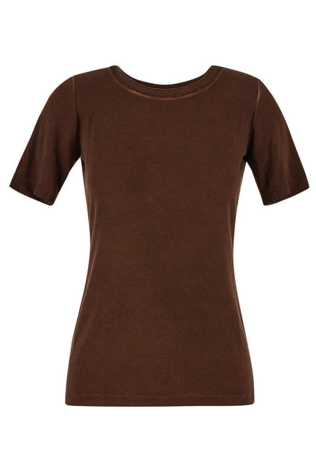 Crewneck Ribbed T-shirt