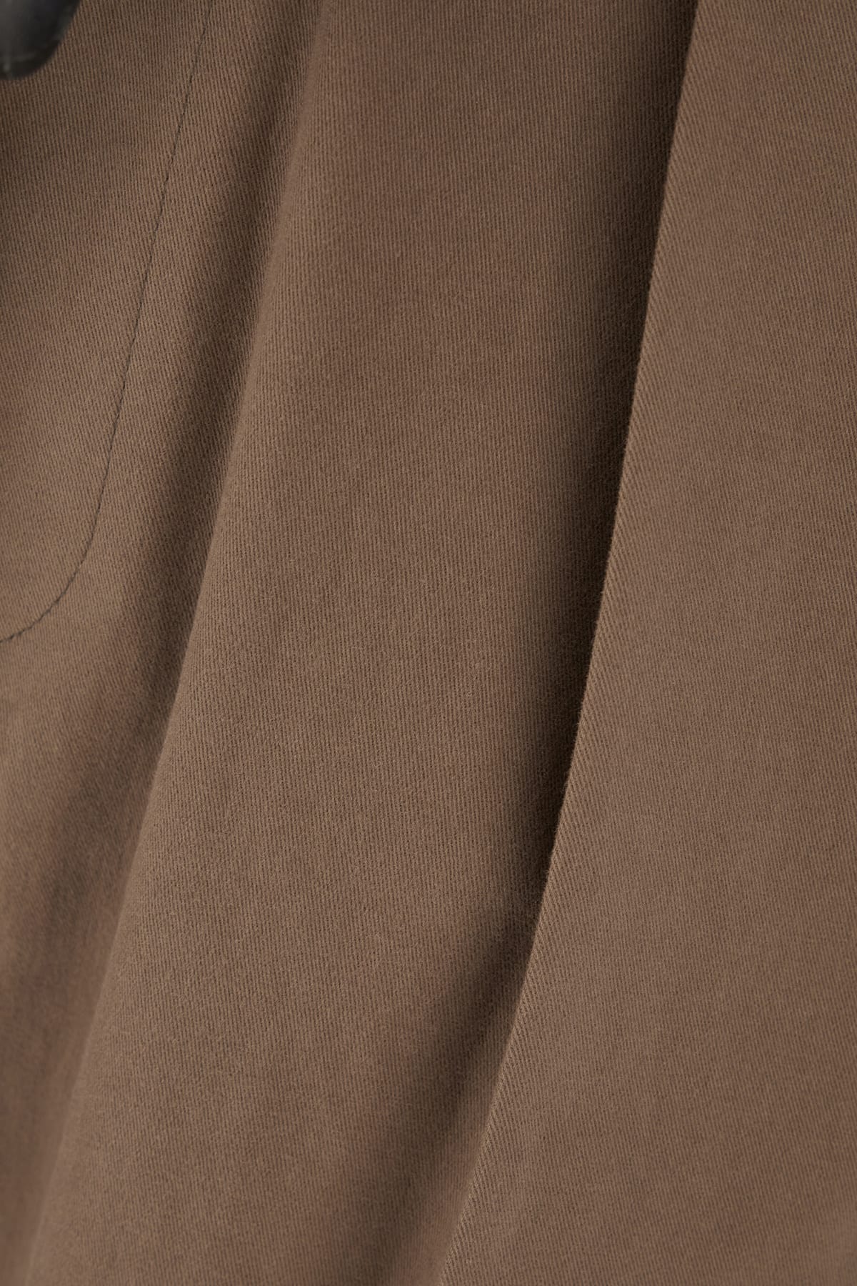 Ferragamo Brown Cotton Pants In Concrete Bianco Naturale