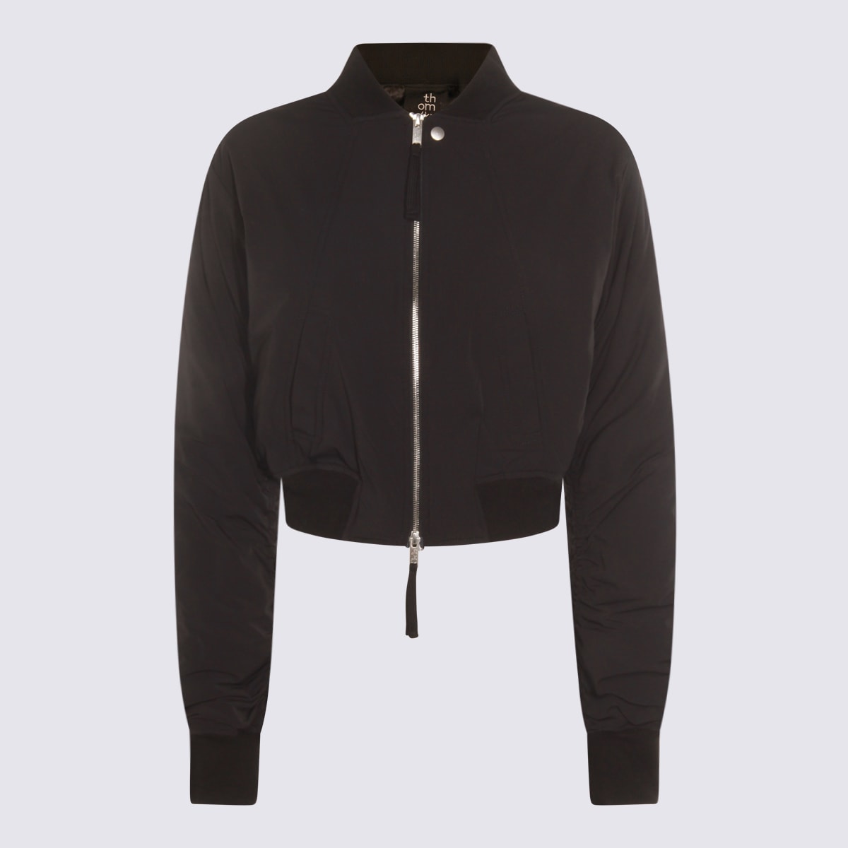 Thom Krom Zip-up Bomber Jacket In Black