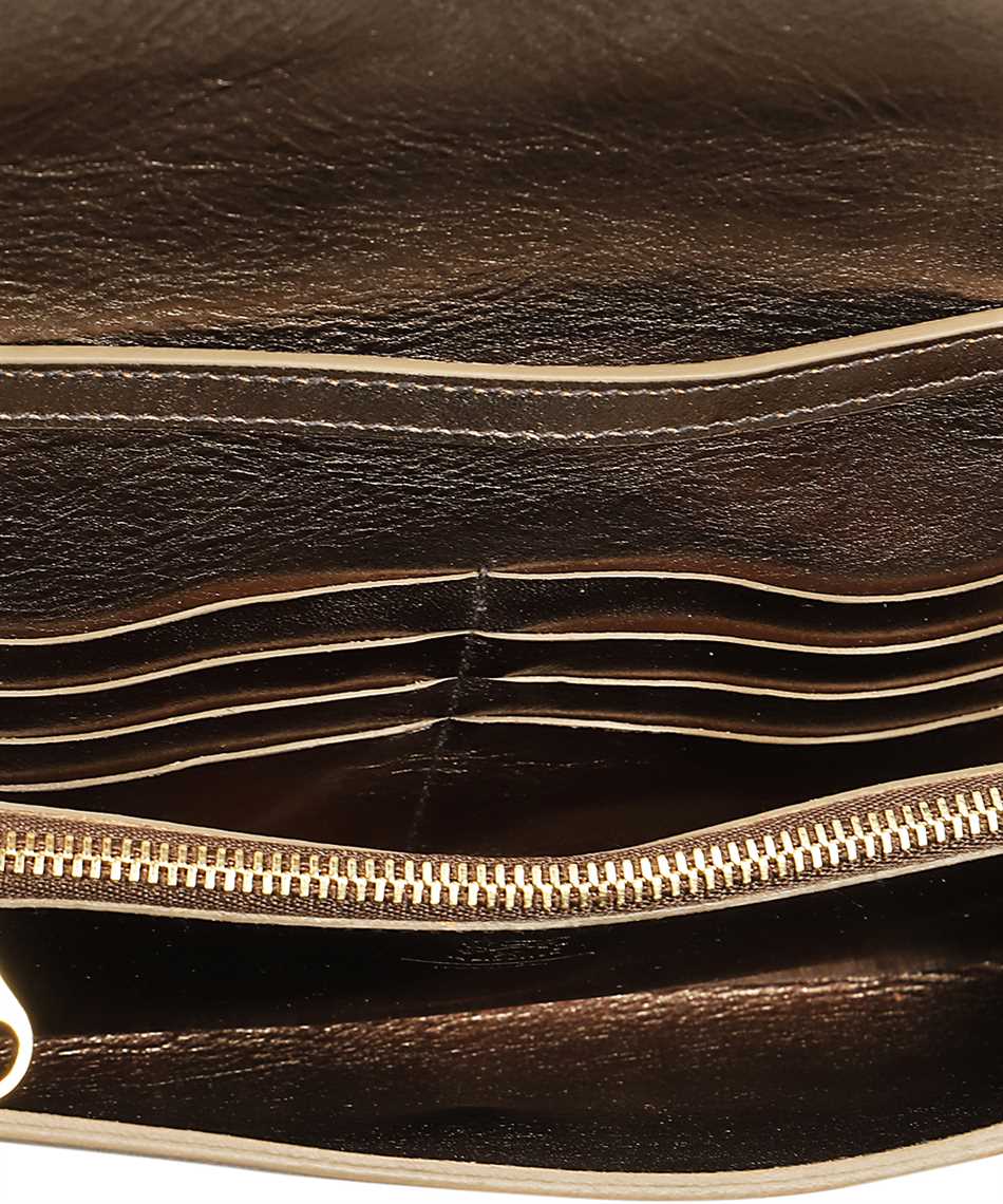 Il Bisonte Leather Clutch In Brown