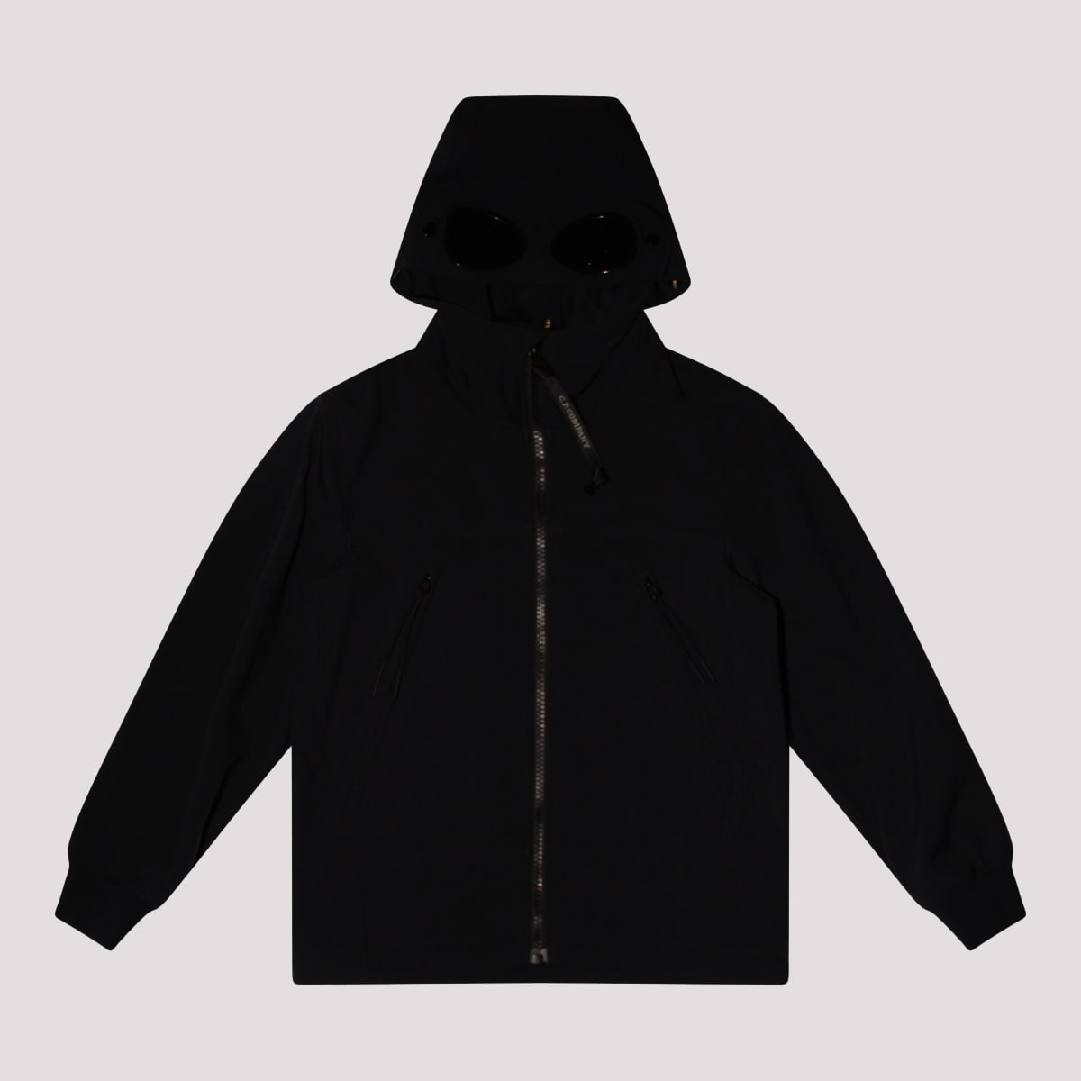 C.p. Company Kids' Black Casual Jacket In Nero/black