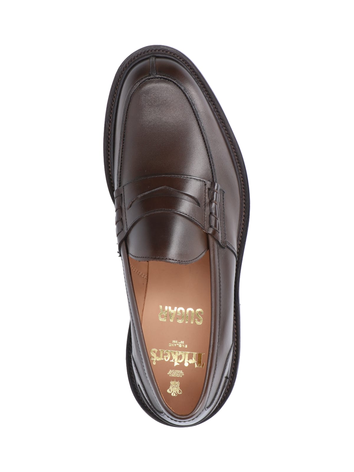 Shop Tricker's James Loafers In Brown
