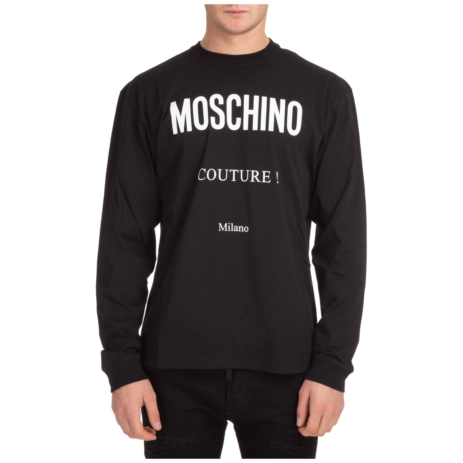 Moschino Classic Logo Long Sleeve Tops