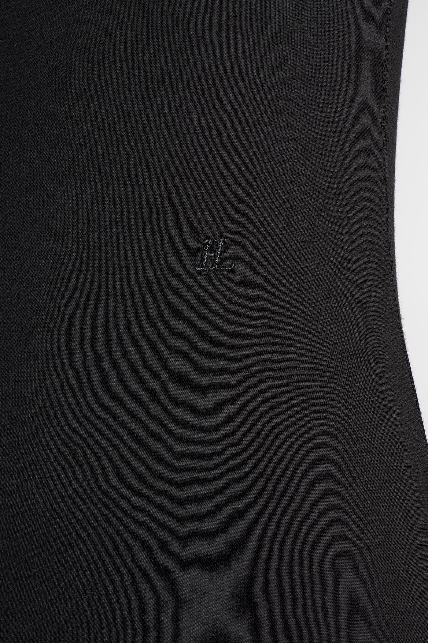 Helmut Lang Pima Cotton And Modal-blend Jersey Mini Dress In Black