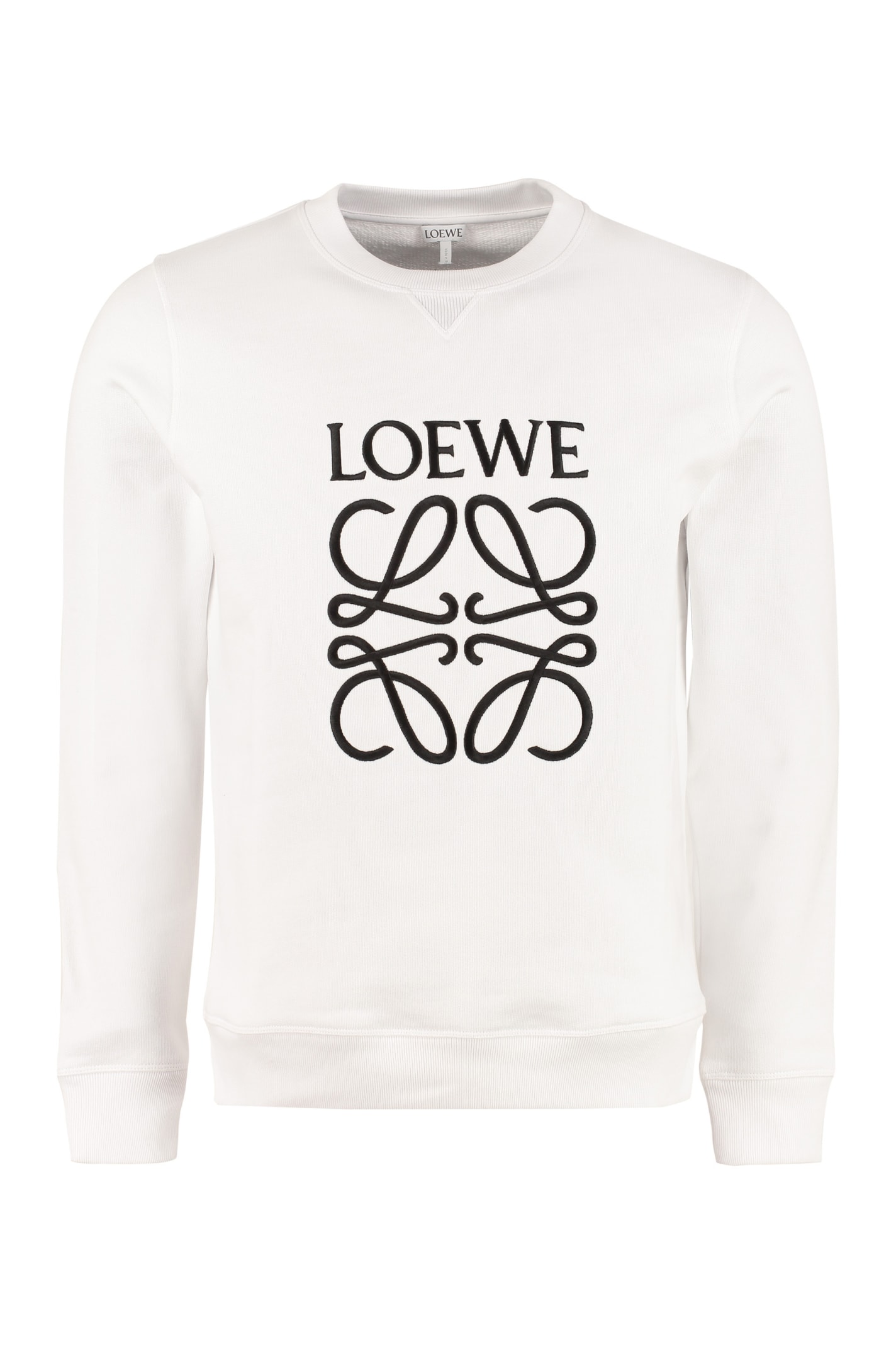ロエベ　LOEWE Embroidered Sweatshirt LOEWE logo embroidered sweater | Eraldo.com US