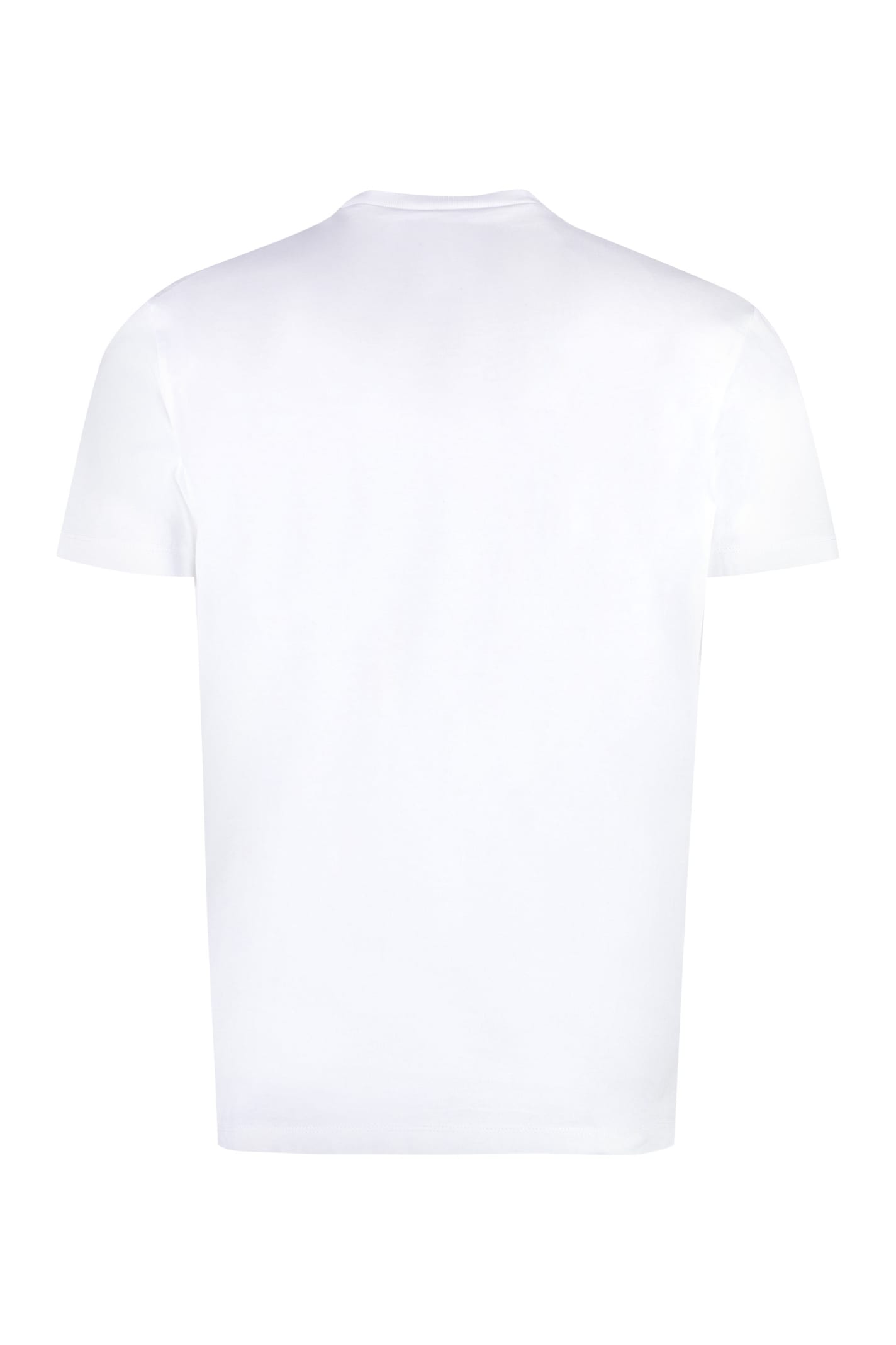 Shop Dsquared2 Cotton Crew-neck T-shirt In White